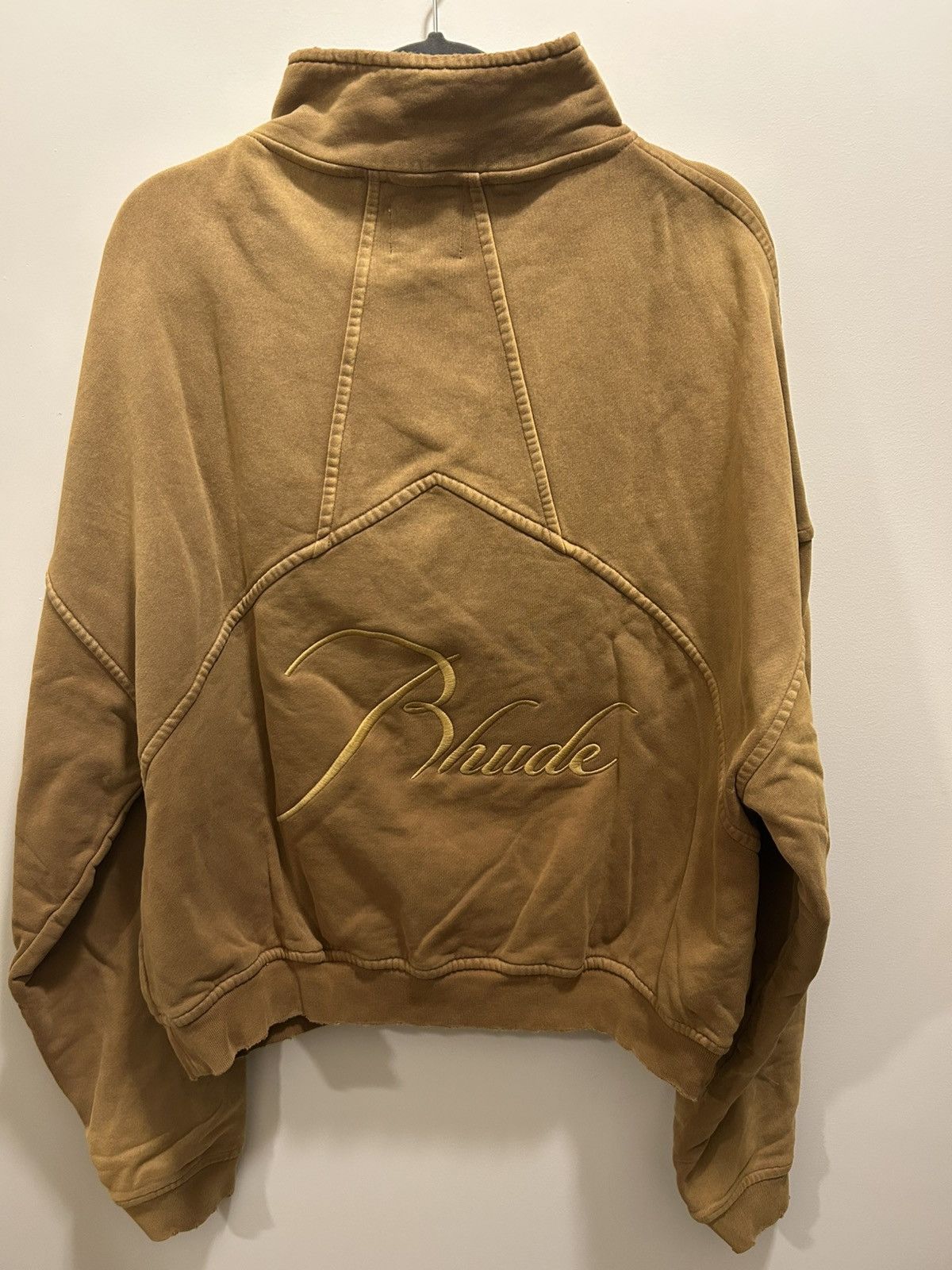 Rhude Rhude embroidered logo quarter zip Size US M / EU 48-50 / 2 - 2 Thumbnail
