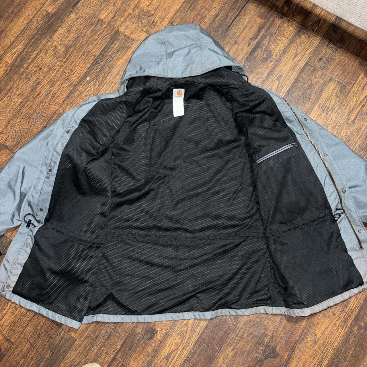 Carhartt Vtg Carhartt C50 Mtg Metal Gray Parka Jacket Coat Chore Size US XL / EU 56 / 4 - 4 Thumbnail