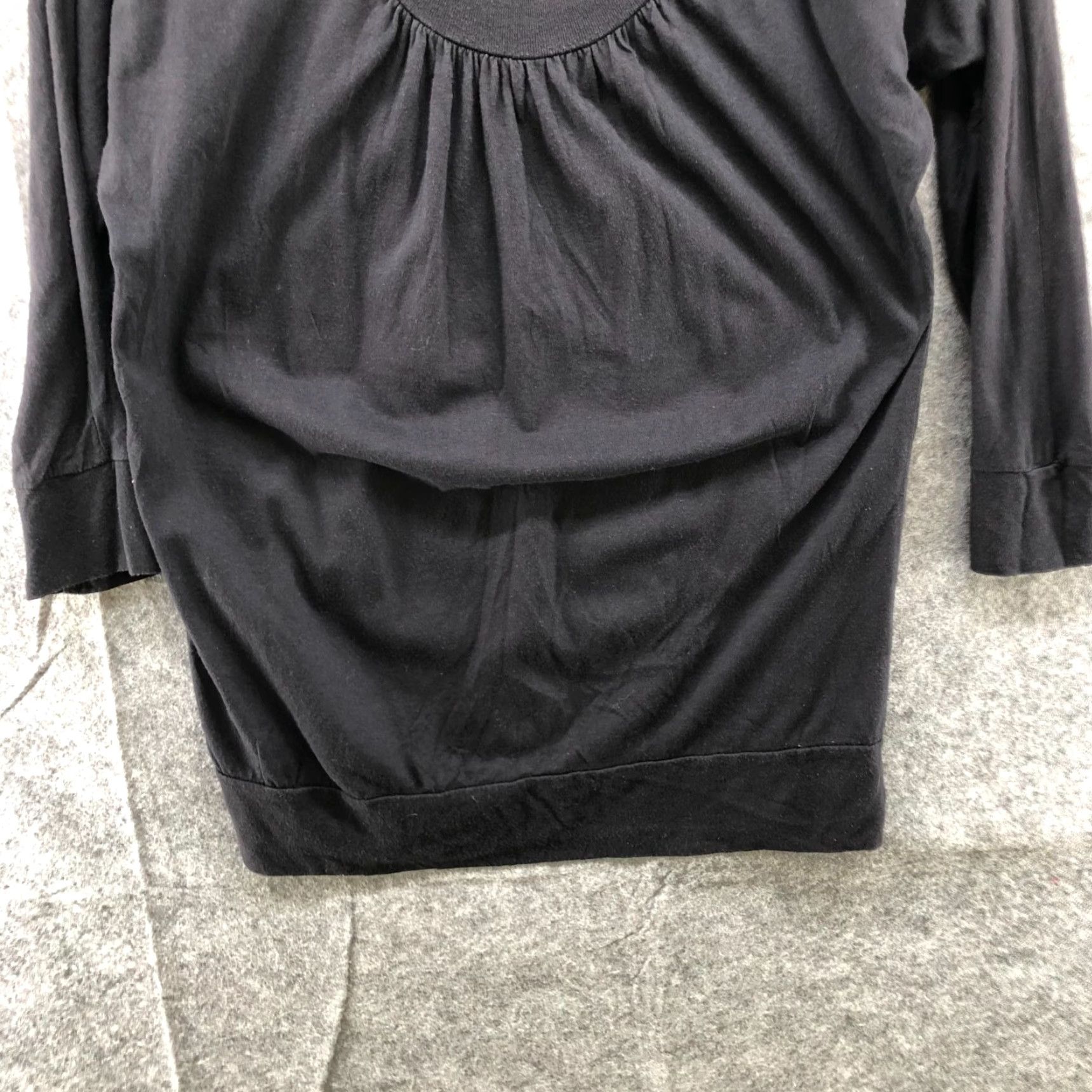 Levi's LEVI'S Tunic Shirt / T-Shirt - Ladies M - Gray - Long Sleeve - Scoop Neck - Cotton Modal Blend - Casual Lounge Top Size M / US 6-8 / IT 42-44 - 4 Thumbnail