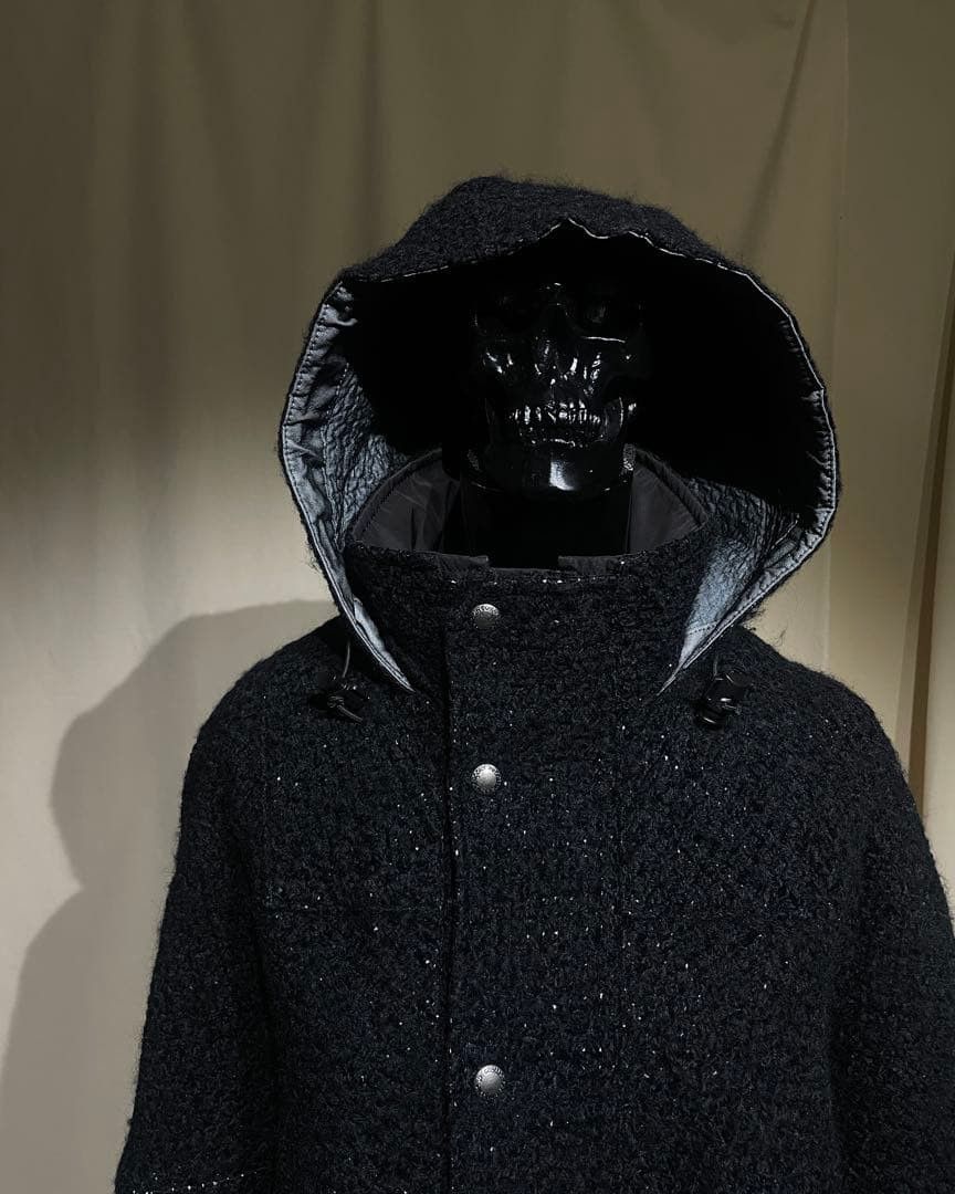 Junya Watanabe F/W2005 JUNYA WATANABE - Fancy Tweed Hooded Short Coat Size US S / EU 44-46 / 1 - 4 Thumbnail