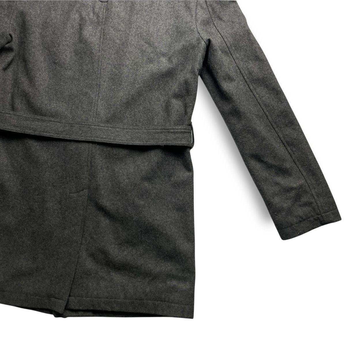 If Six Was Nine 🇯🇵 SEMANTIC DESIGN PUNK AVANT GARDE BELTED WOOL TRENCH COAT Size US L / EU 52-54 / 3 - 12 Thumbnail