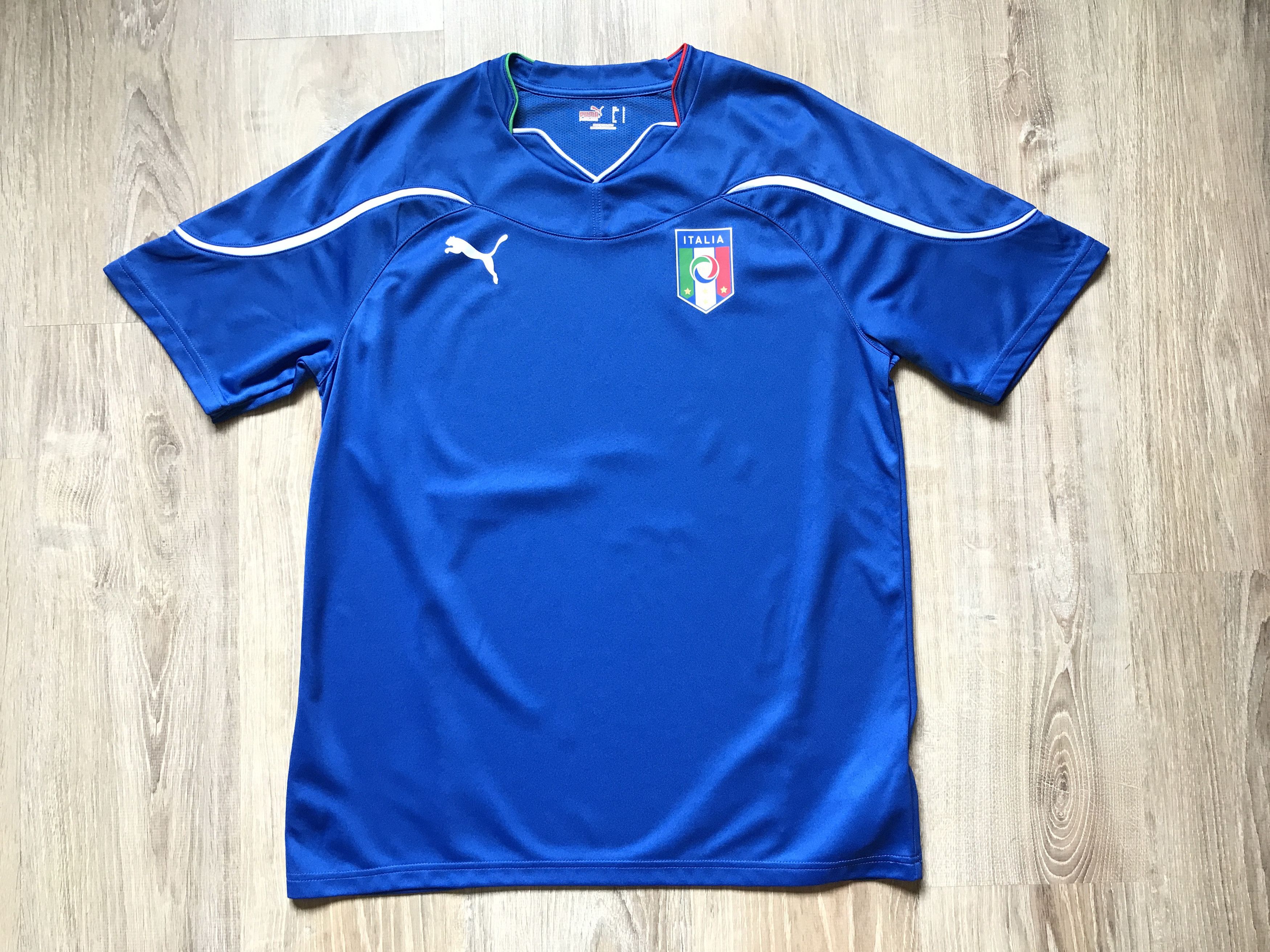 Puma × Vintage Rare Puma Italy Home Football Shirt 2010-2011 Size US L / EU 52-54 / 3 - 3 Thumbnail