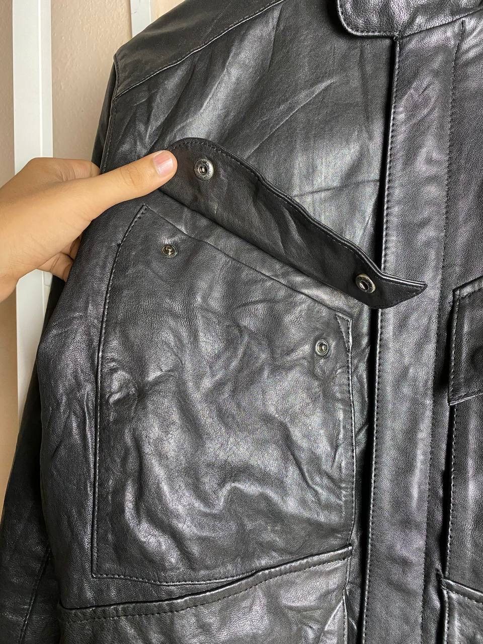 C.P. Company C.P Company Sheep Skin Leather Jacket Size US XS / EU 42 / 0 - 4 Thumbnail