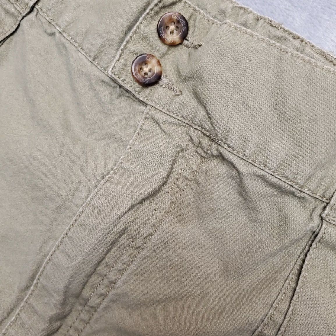 Vintage Cabelas Cargo Shorts Mens 40 Green Outdoor Cargo Pleated Utility Outdoors READ Shirt Mens 40 Green Outdoor Casual Belt Loops Zip Cargo Pocket Finalize Size US 40 / EU 56 - 4 Thumbnail