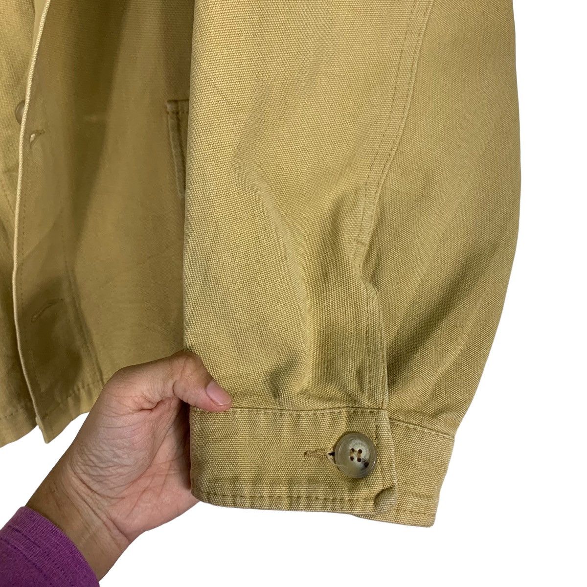 Canvas UTILITY CANVAS Made In Usa Casual Work Jacket #1068-C48 Size US L / EU 52-54 / 3 - 13 Thumbnail