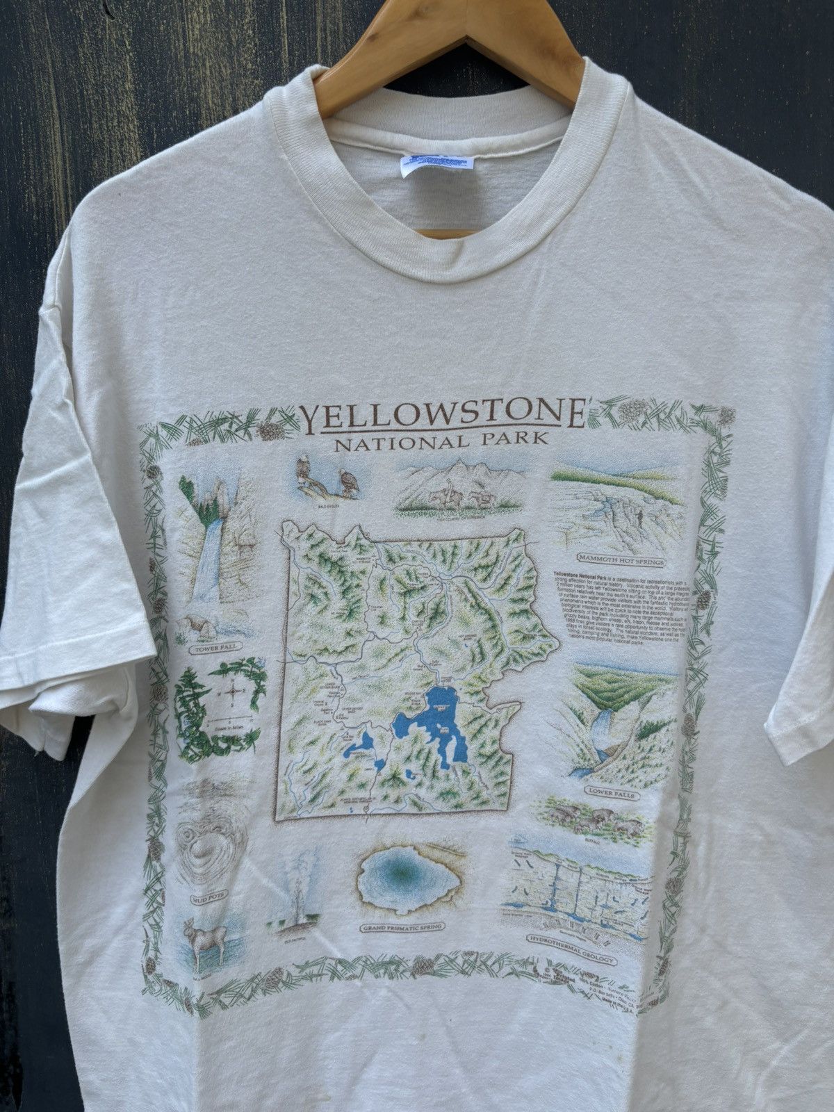 Vintage RARE! Vintage 90’s Art YellowStone Size US L / EU 52-54 / 3 - 4 Thumbnail
