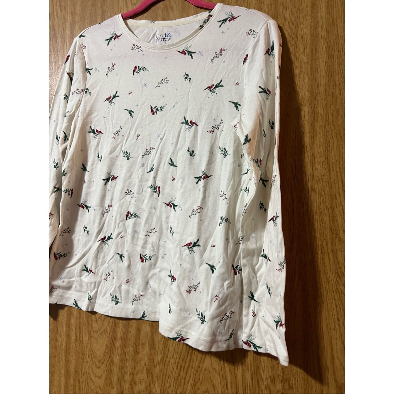 Croft & Barrow Croft & Barrow The Classic Tee White With Cardinals Woman’s Size M / US 6-8 / IT 42-44 - 2 Thumbnail