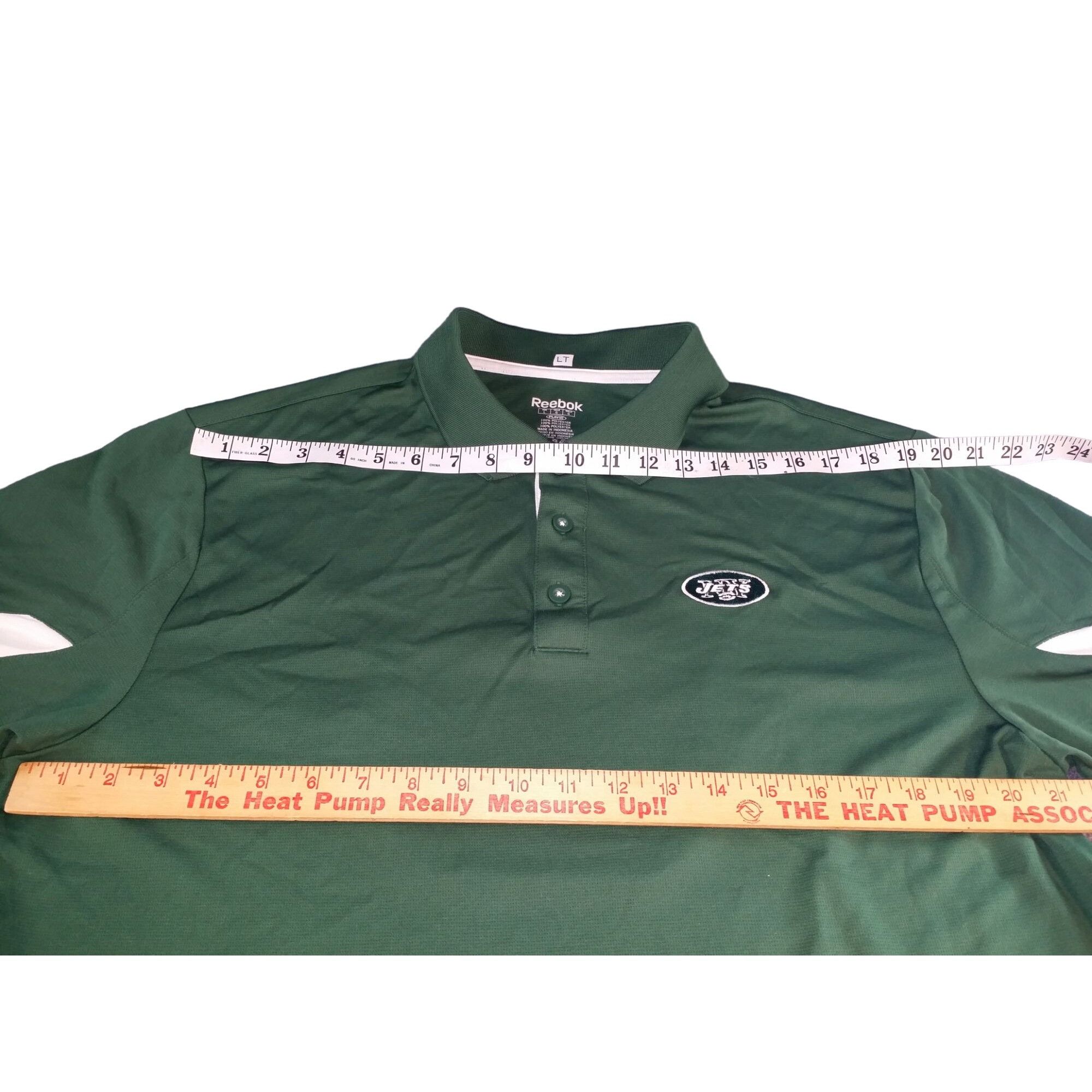 Reebok New York Jets Polo Men Sz L Player Edition Reebok NFL Green Size US L / EU 52-54 / 3 - 7 Thumbnail