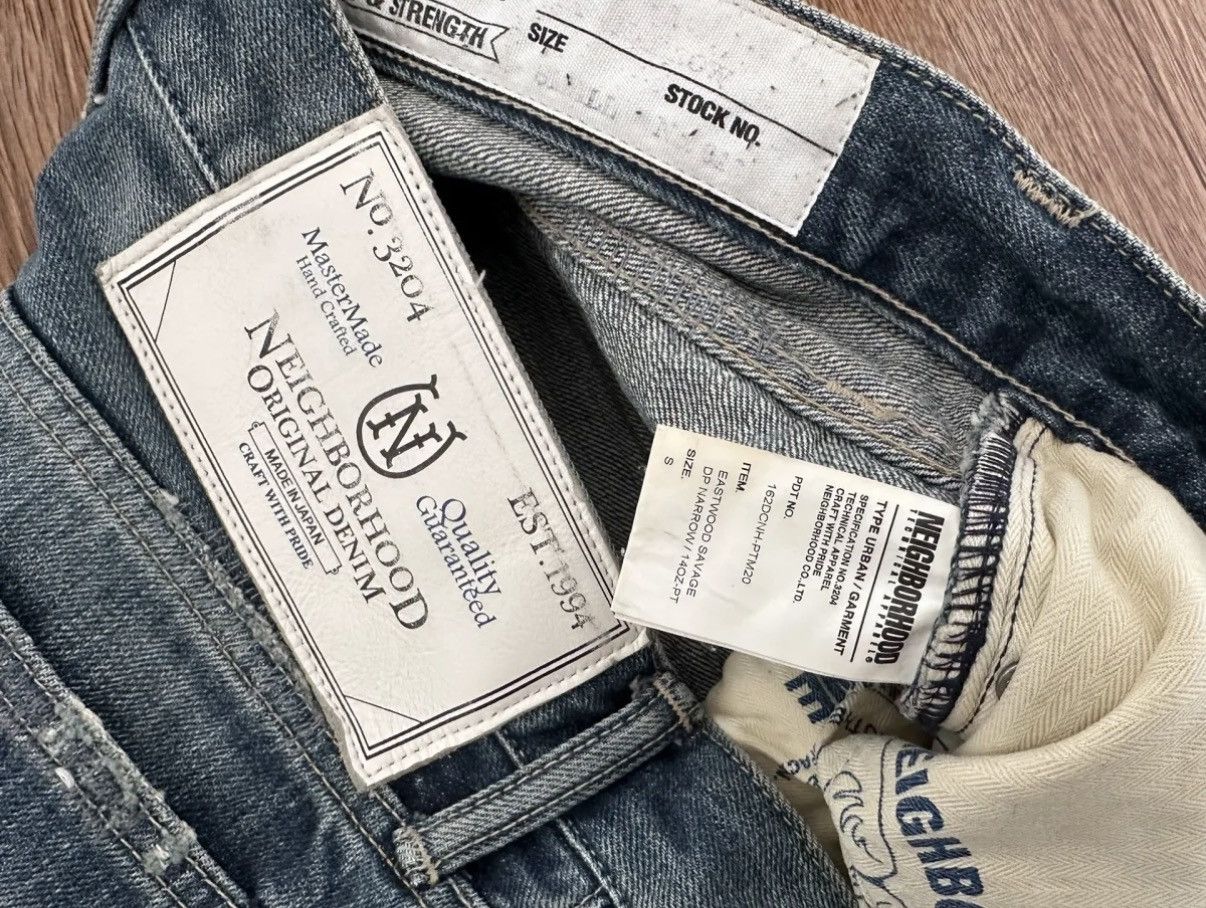 Neighborhood NEIGHBORHOOD EASTWOOD SAVAGE DP NARROW 140Z-PT jeans Size US 32 / EU 48 - 3 Thumbnail
