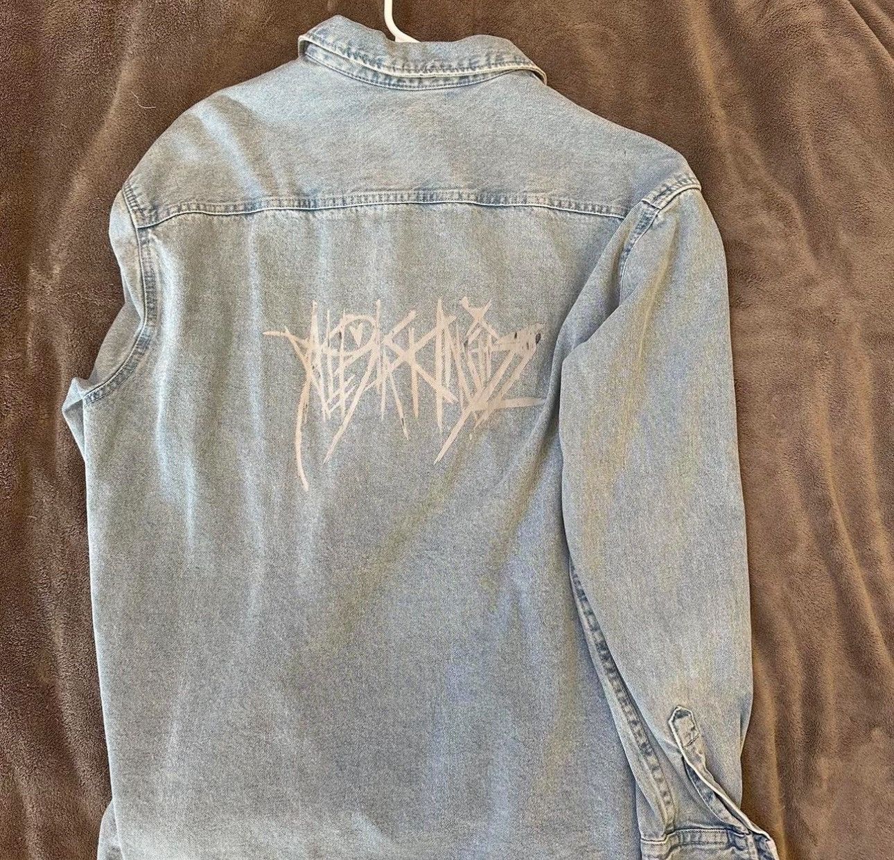 Other Custom denim long sleeve button up jacket Size US L / EU 52-54 / 3 - 2 Thumbnail