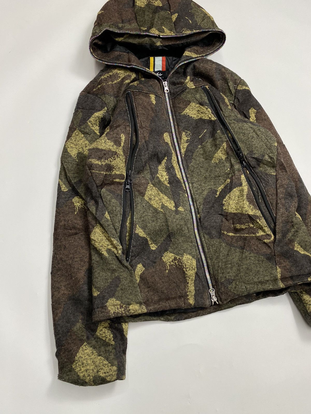 Japanese Brand Rusty camo hoodie jacket Size US M / EU 48-50 / 2 - 2 Thumbnail