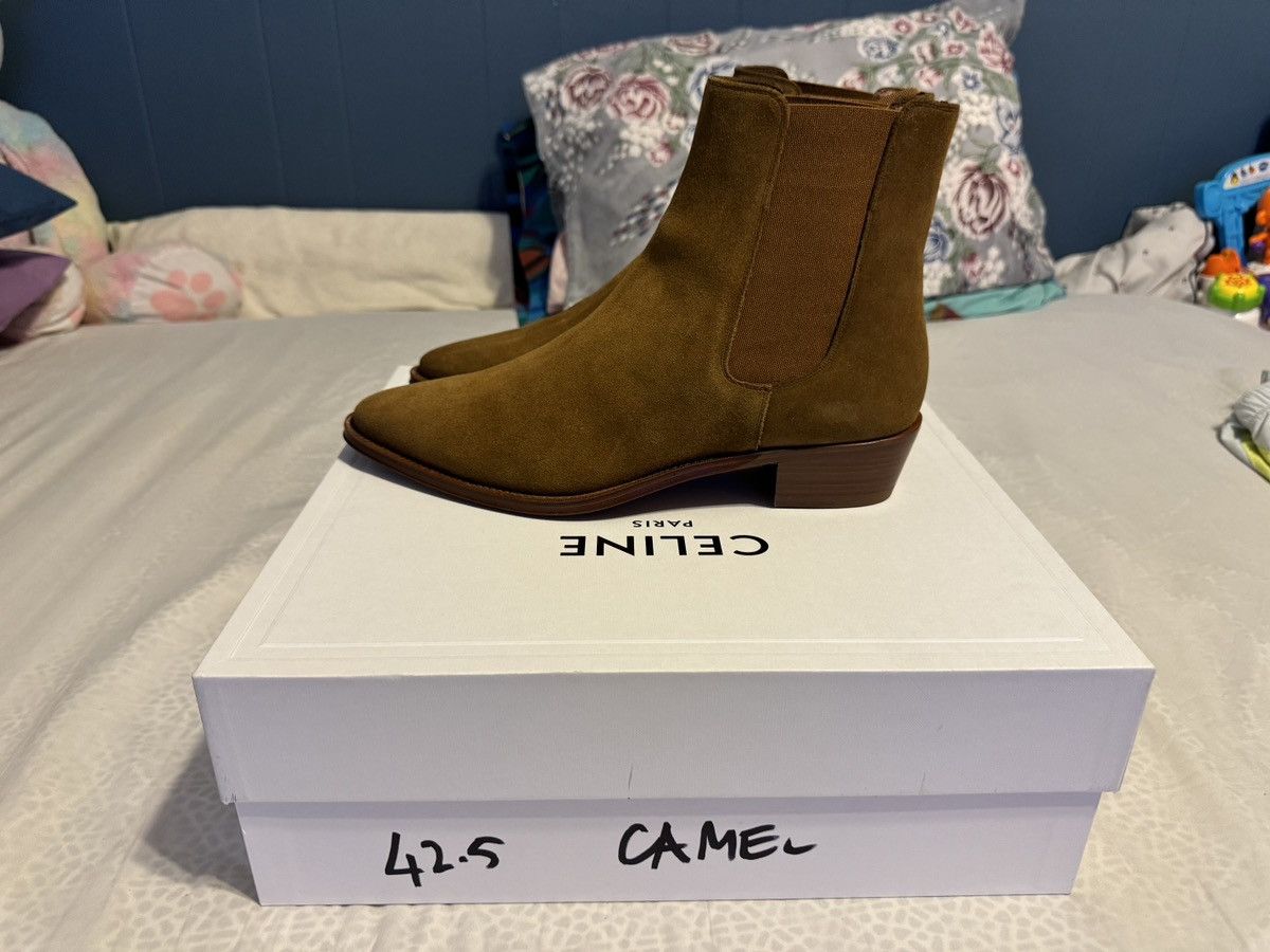 Celine Celine x Hedi Slimane Suede Chelsea Boots | Grailed