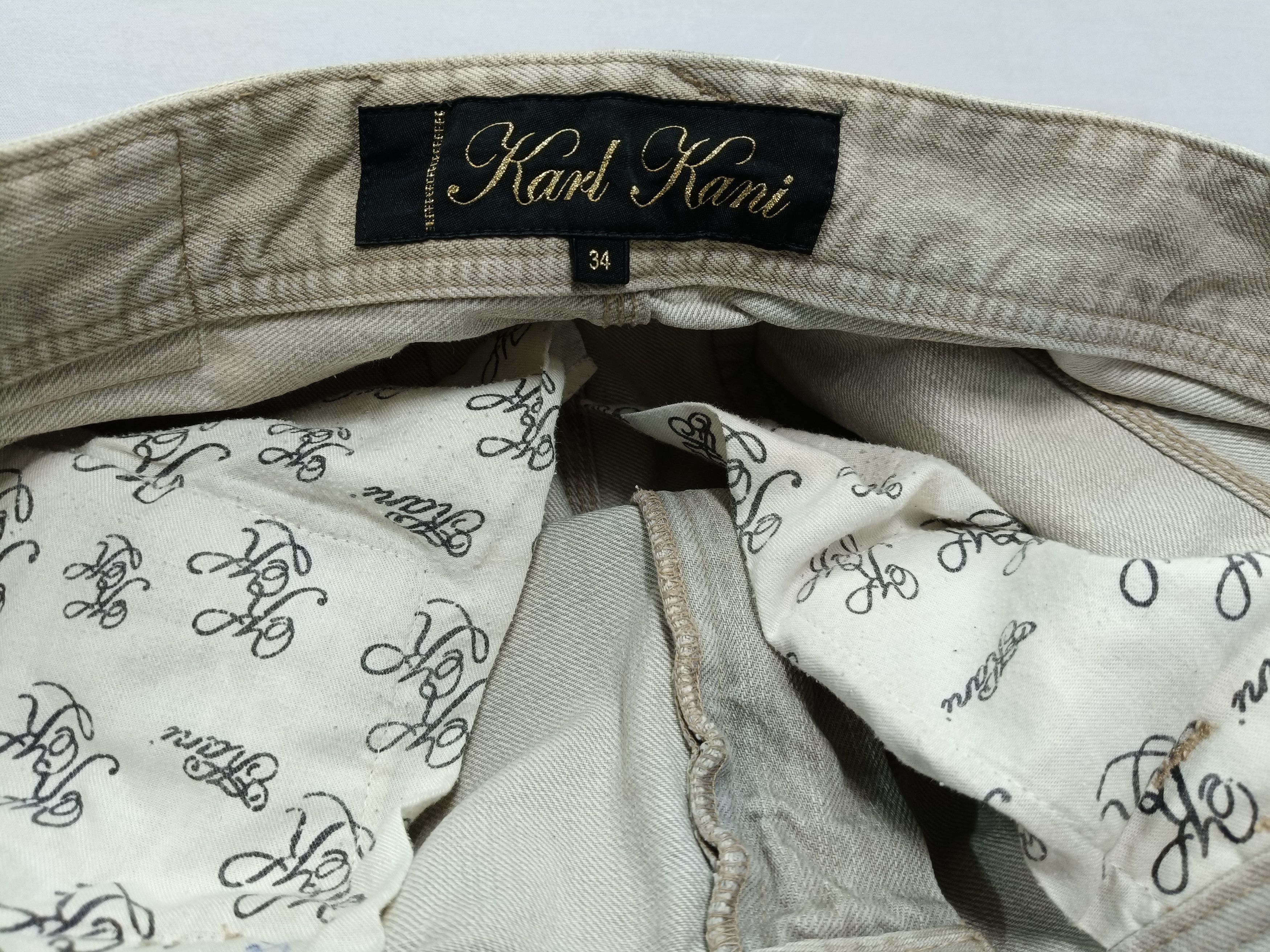 Karl Kani Karl Kani Originals Light Gray Straight Denim Size US 36 / EU 52 - 10 Thumbnail
