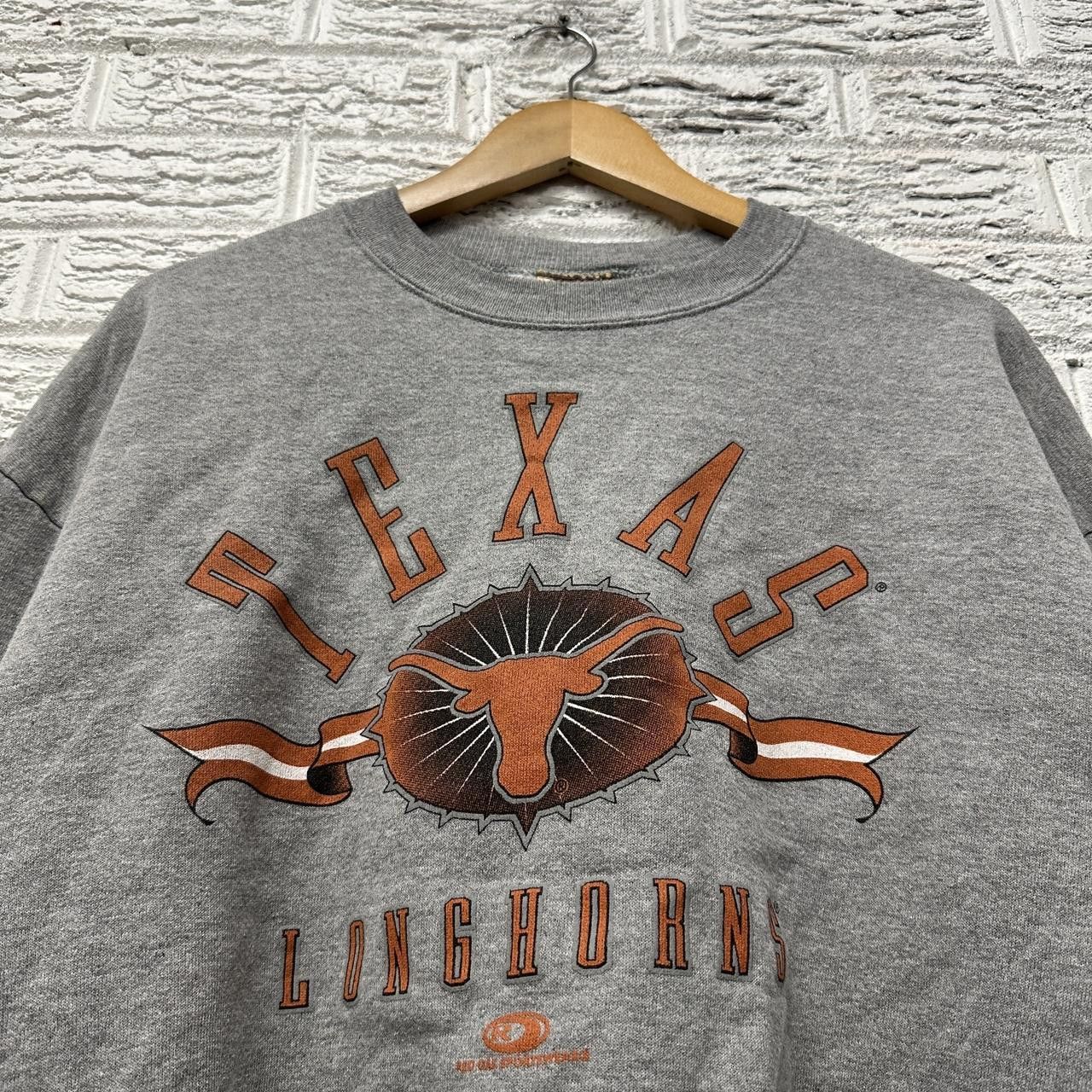 Vintage Vintage 90s Texas Longhorns Sweatshirt XL Size US XL / EU 56 / 4 - 2 Thumbnail
