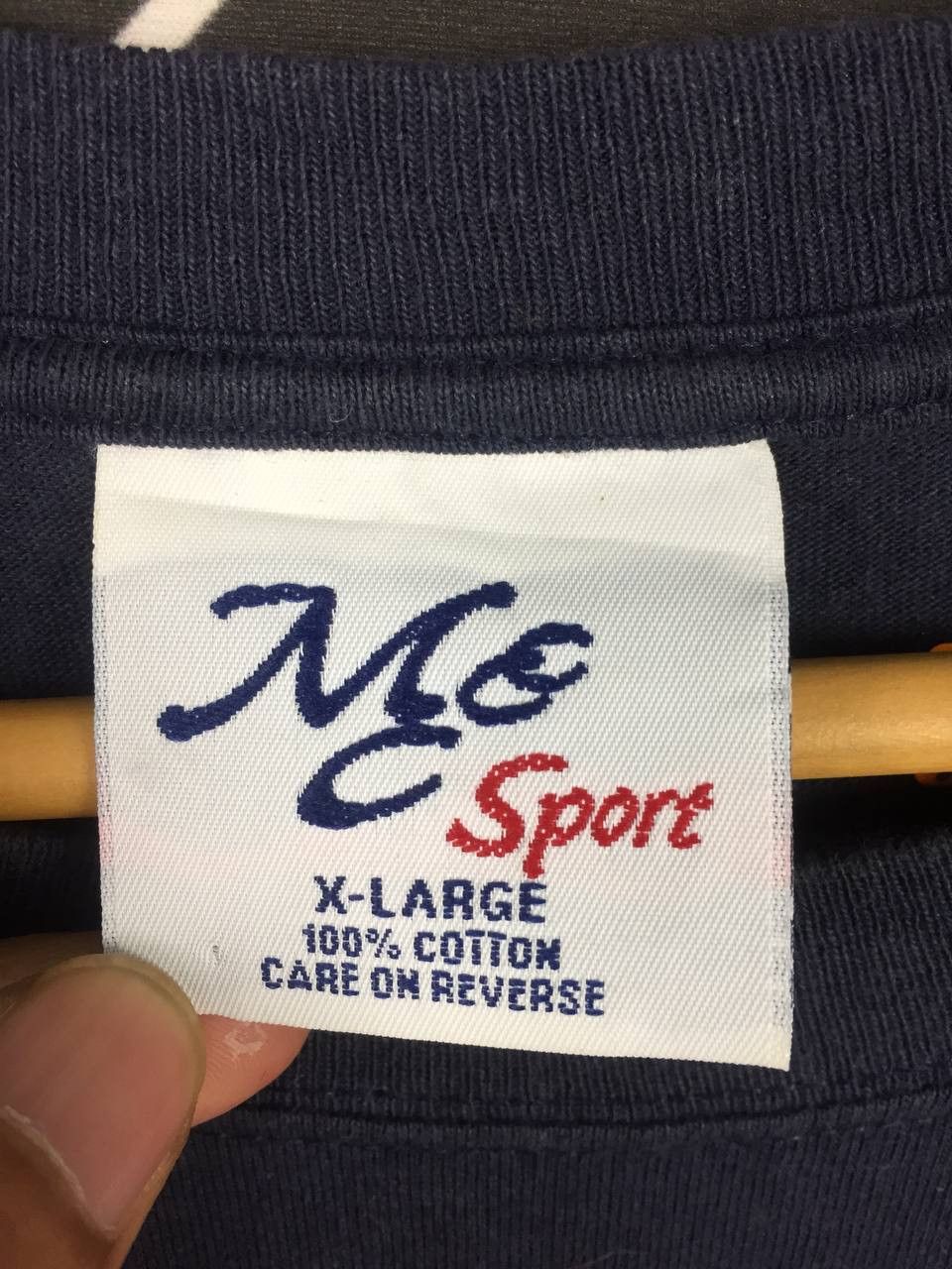 Vintage Vtg MC Sport American Dad "Tried and True" Eagle Crest Tee Size US XL / EU 56 / 4 - 5 Thumbnail