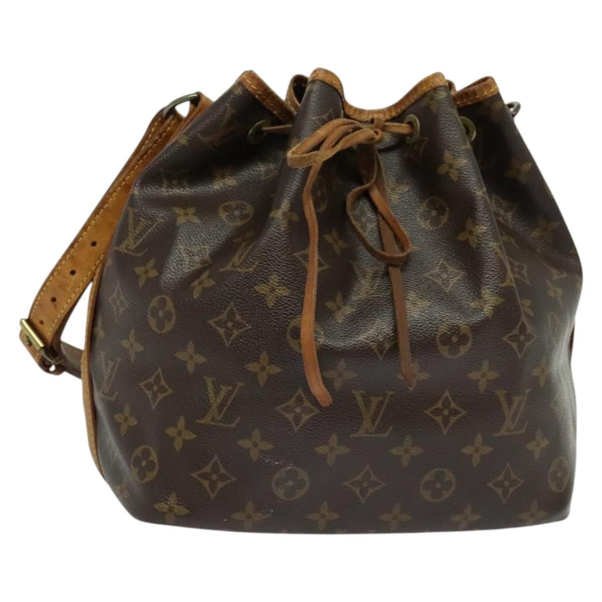 Louis Vuitton LOUIS VUITTON Monogram Petit Noe Shoulder Bag M42226 Size ONE SIZE - 1 Thumbnail
