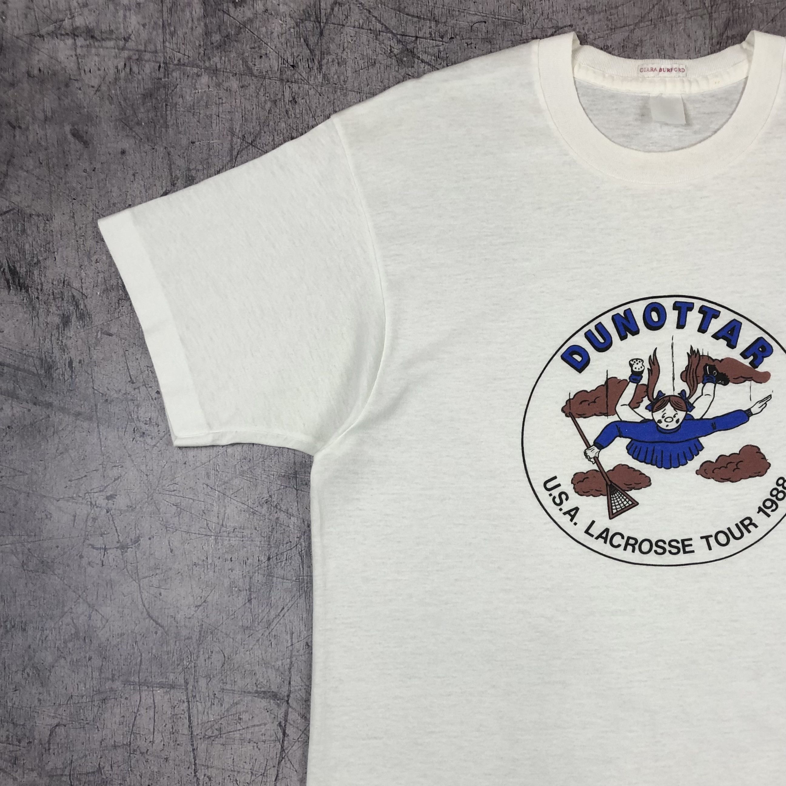 All Sport Dunottar USA Lacrosse 1988 Tour Tee Size US L / EU 52-54 / 3 - 8 Thumbnail