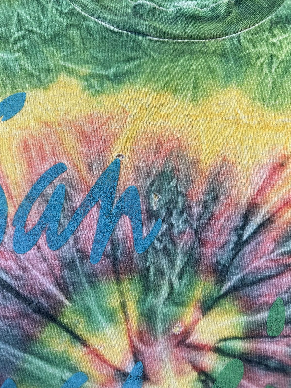 Vintage Vintage San Fransisco Spellout Tye-Dye T-shirt Medium Size US M / EU 48-50 / 2 - 5 Thumbnail