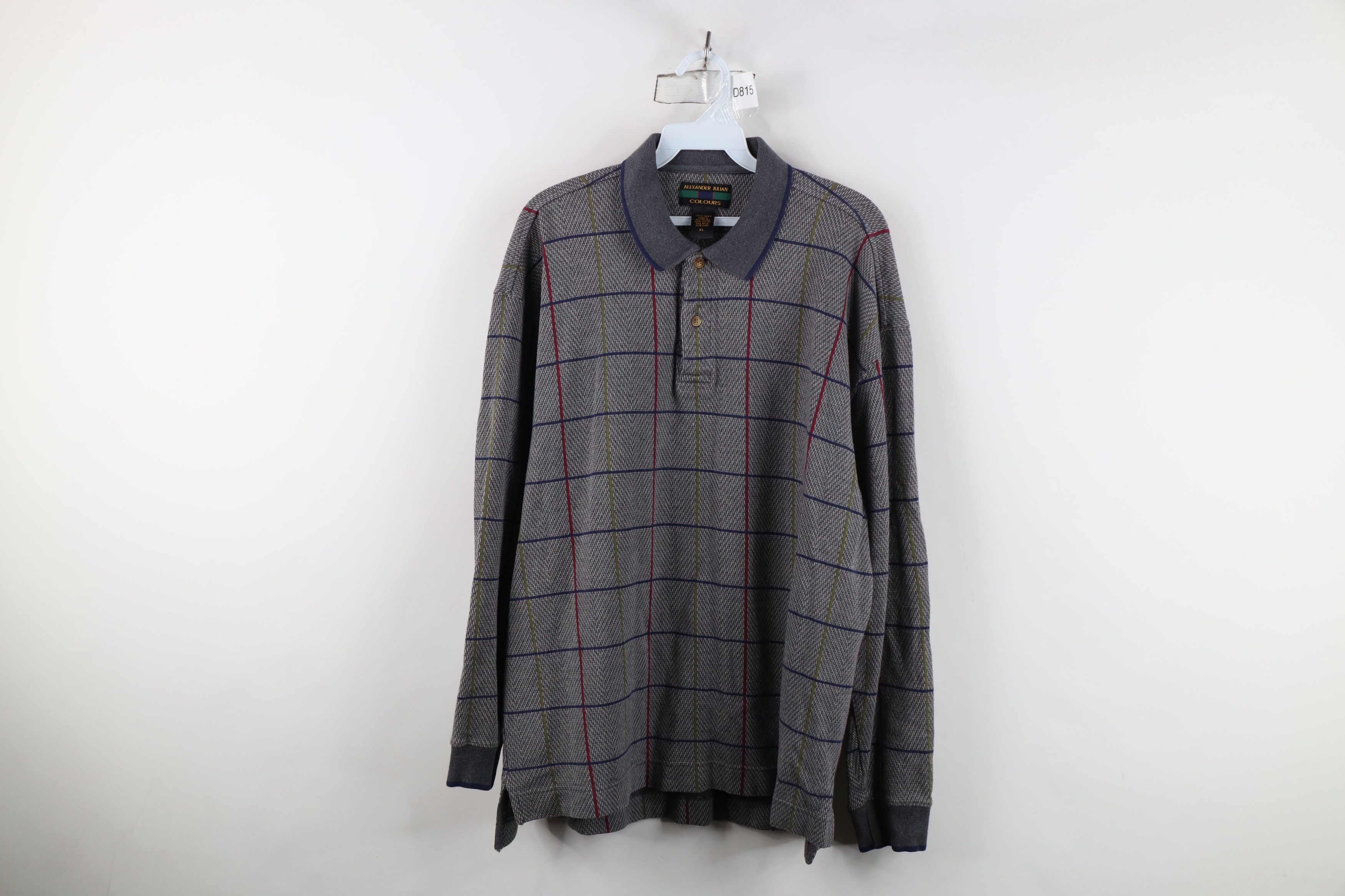Vintage Vintage 90s Streetwear Knit Long Sleeve Rugby Polo Shirt Size US XL / EU 56 / 4 - 1 Thumbnail