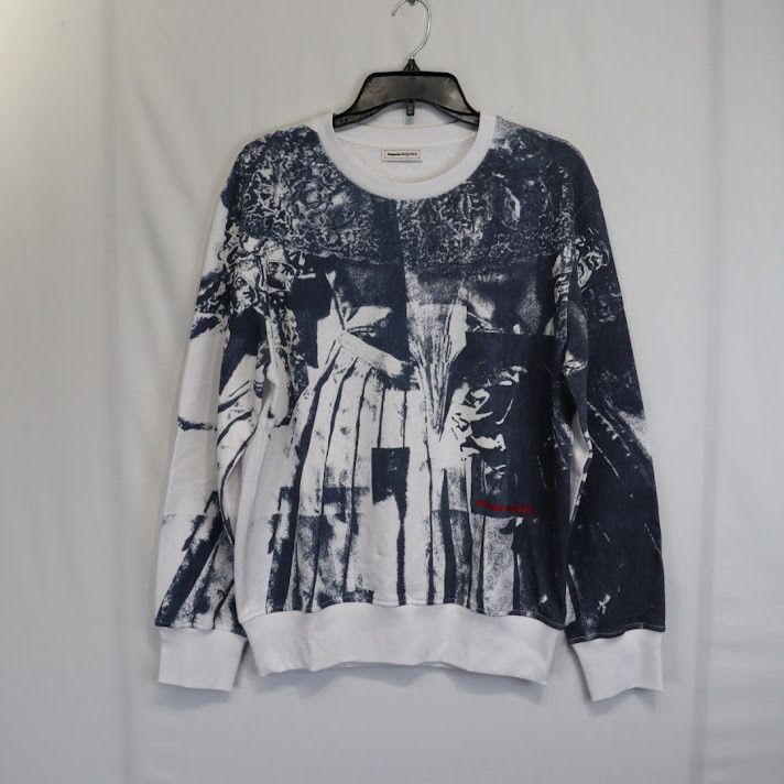o1rshd1 ***Defect / Sweatshirt in Blue and White