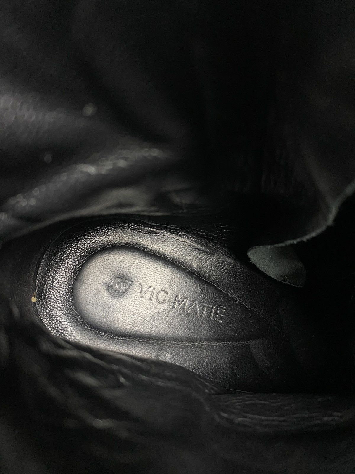 Vic Matie 87 Genuine Leather Bootie Ankle Zip size 38,5