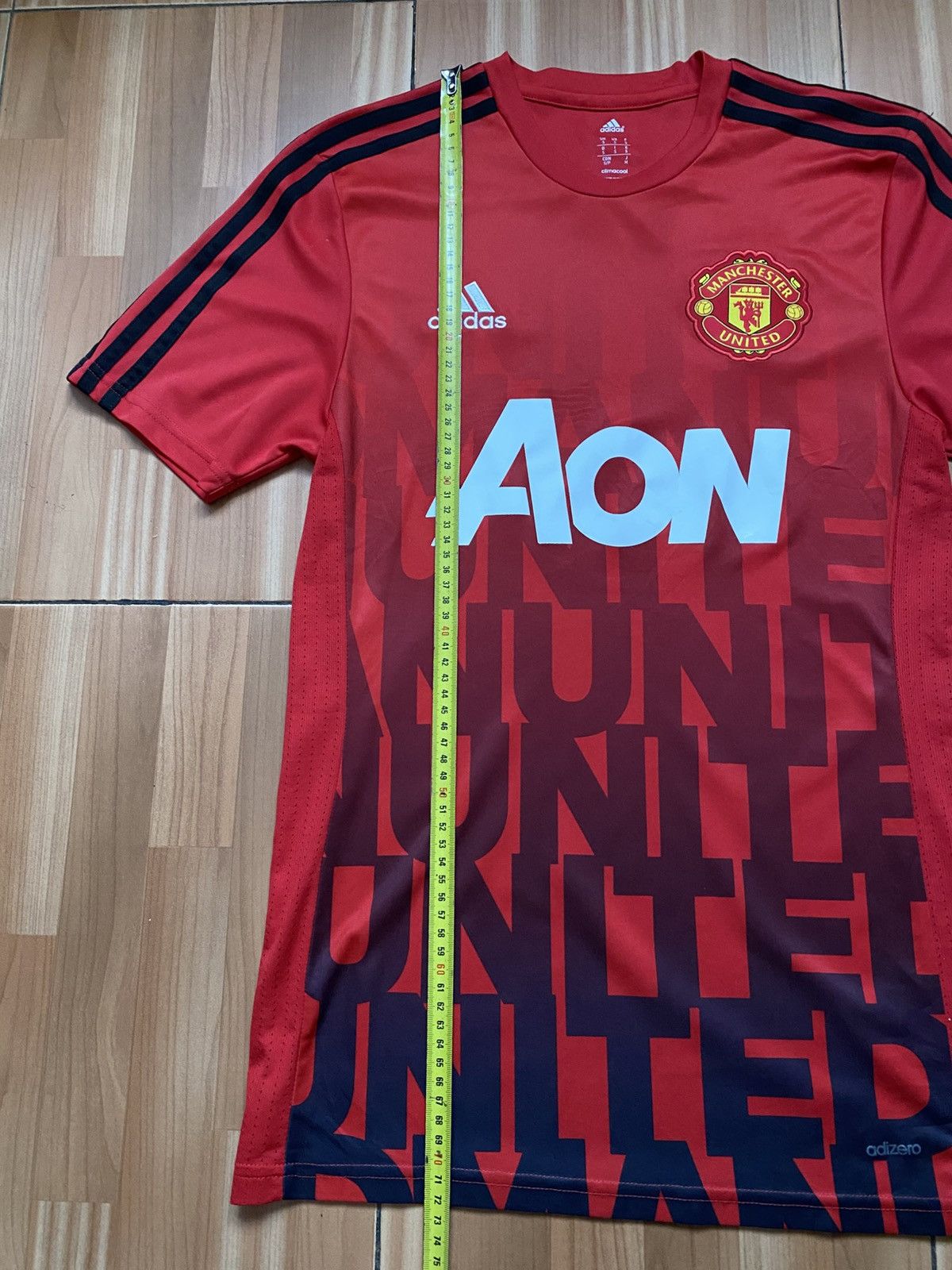 Adidas Adidas Manchester United Pre Match Training Football Shirt Size US S / EU 44-46 / 1 - 10 Thumbnail