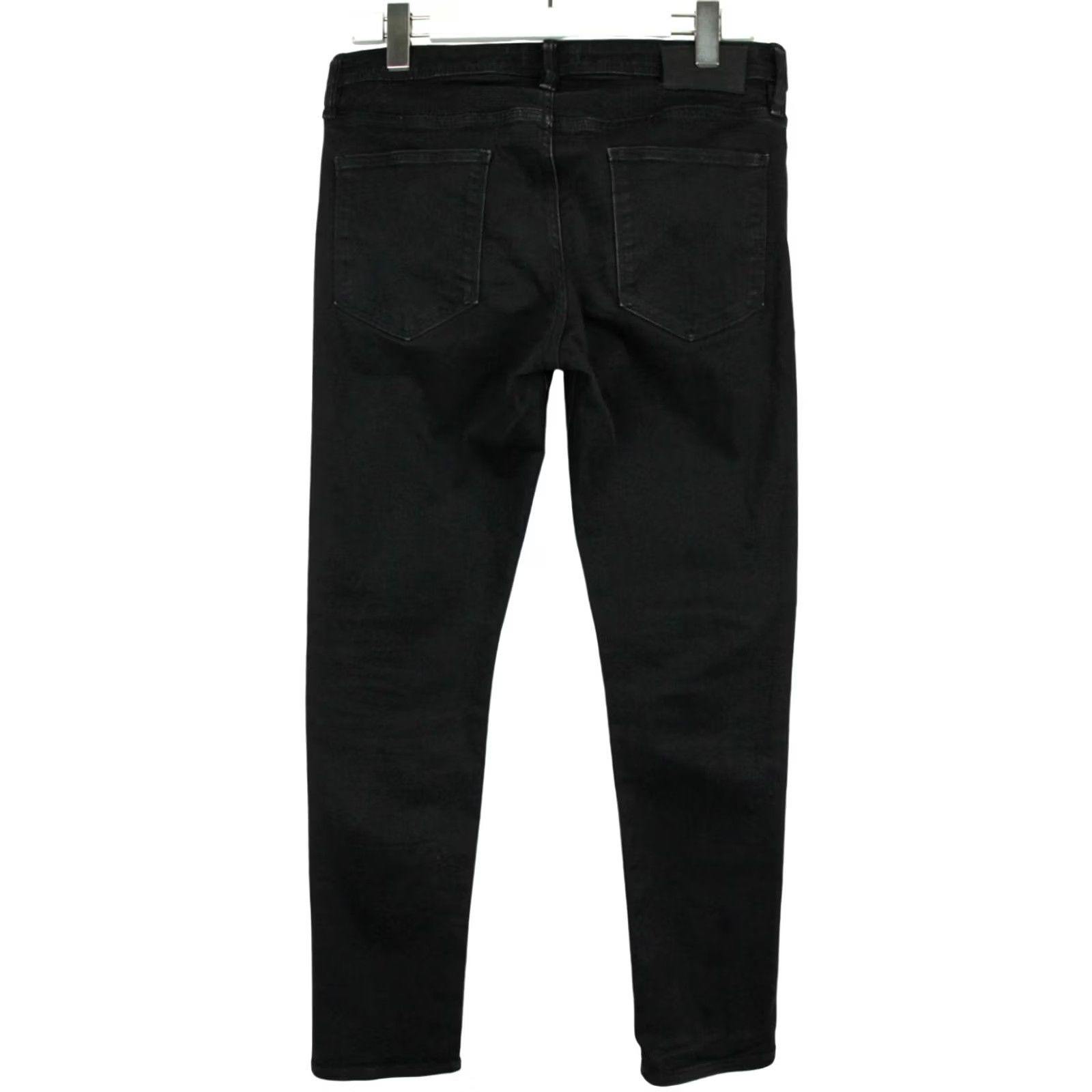 Jack & Jones JACK & JONES Jeans Men's Slim/Glenn Black Denim Stretch Zip Fly W32/L32 Size US 32 / EU 48 - 2 Thumbnail