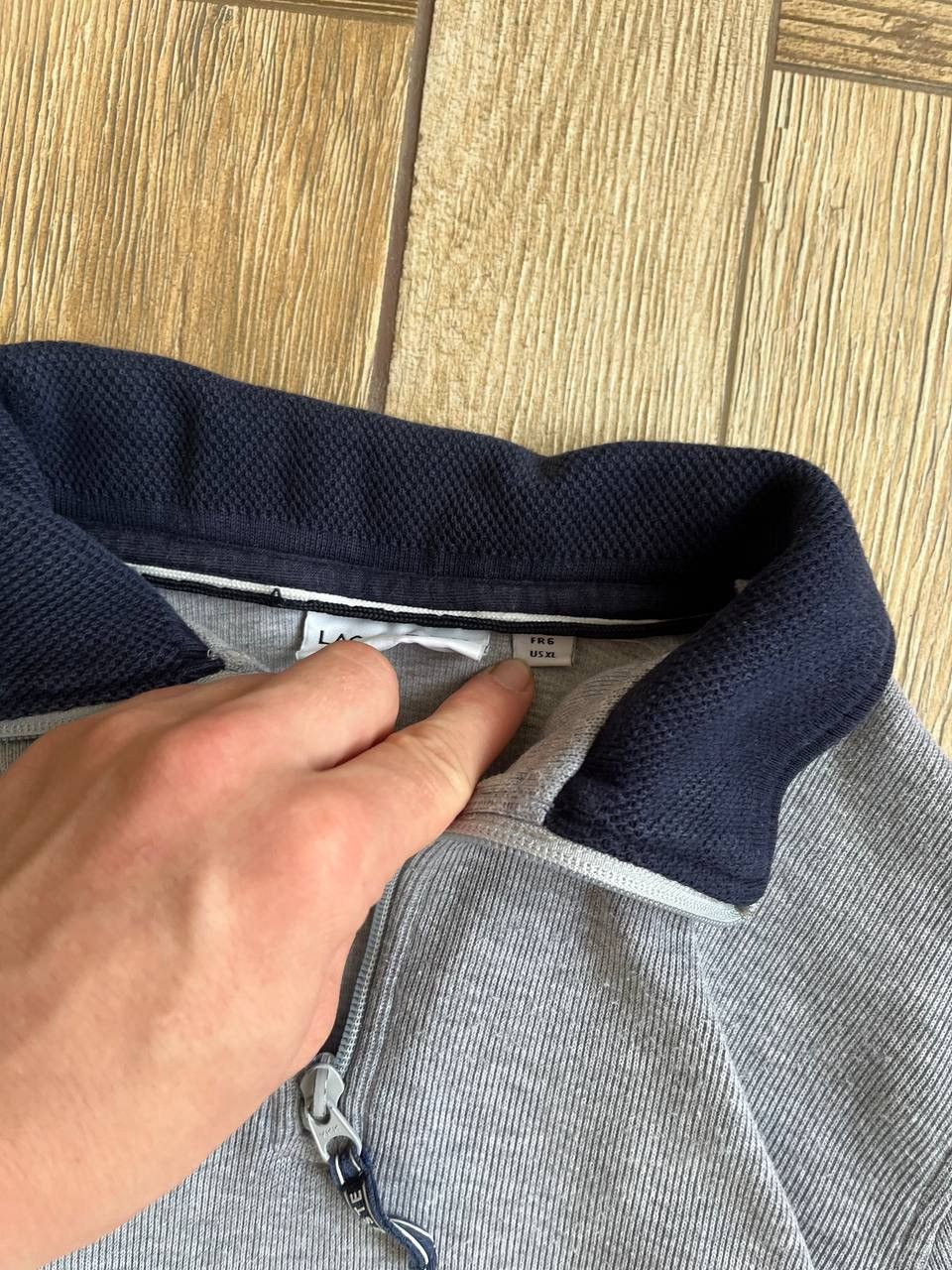 Lacoste 🔥 VINTAGE LACOSTE 1/4 ZIP — REAL ARCHIVE ENERGY, Size US XL / EU 56 / 4 - 5 Thumbnail