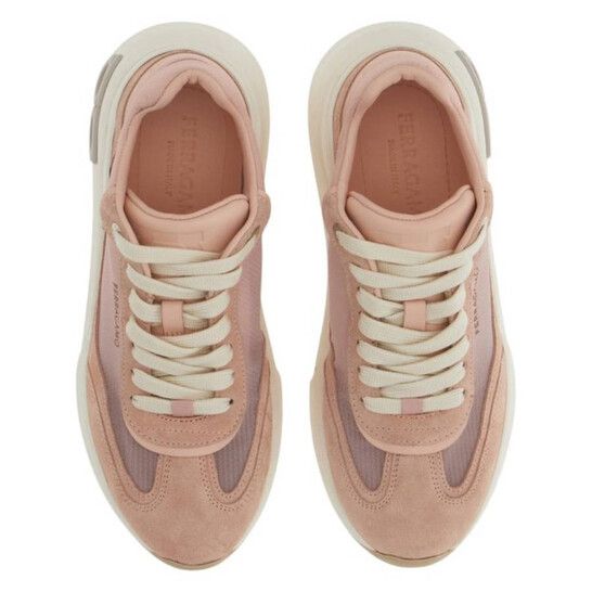 Salvatore Ferragamo o1y0426 Low-Top Sneakers in Light Pink Size US 7.5 / IT 37.5 - 3 Thumbnail