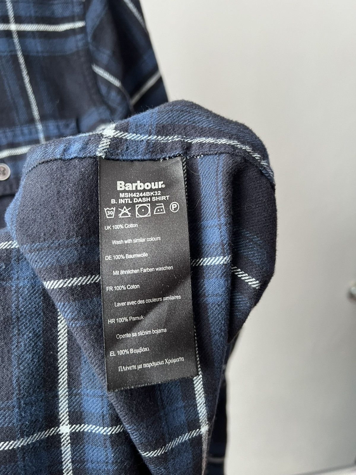 Barbour BARBOUR INTERNATIONAL ENGLAND FLANNEL CASUAL SHIRT BUTTON L Size US L / EU 52-54 / 3 - 11 Thumbnail