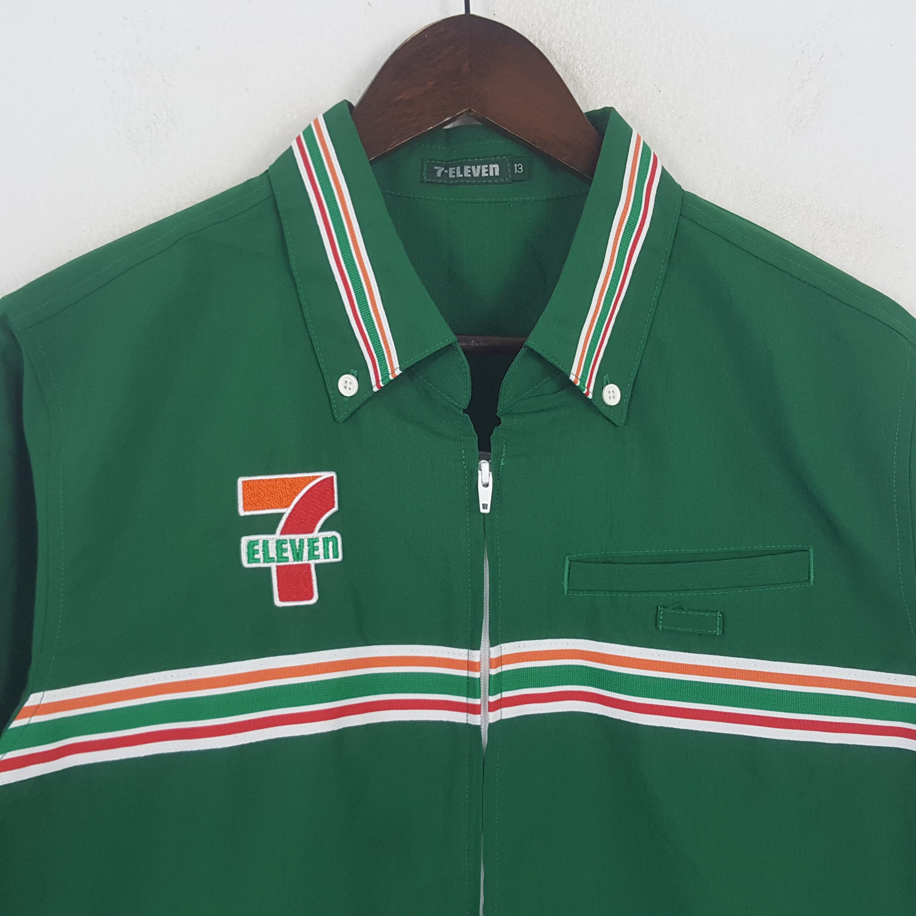 Japanese Brand × Vintage Vintage 7 Eleven Embroidery Logo Worker Jacket Size US M / EU 48-50 / 2 - 4 Thumbnail