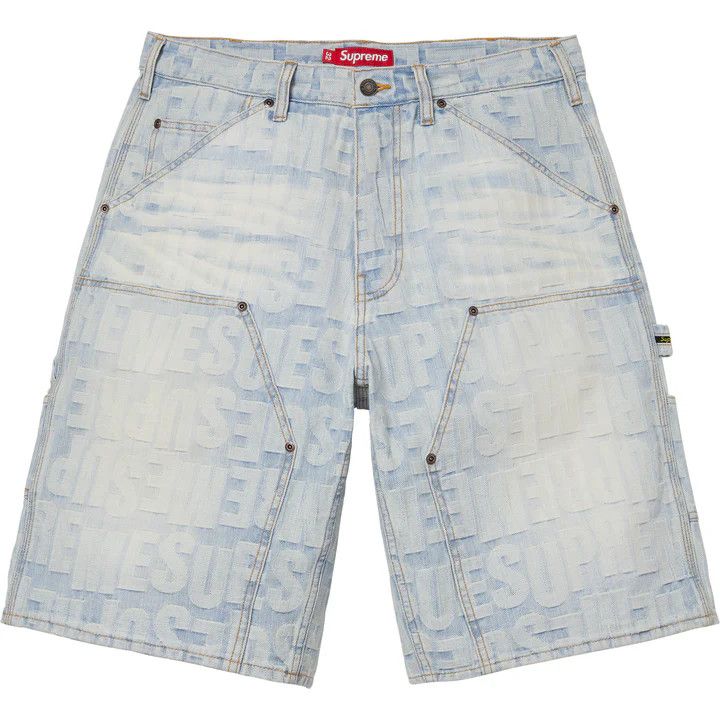 Burberry × Supreme Supreme x Burberry Denim Shorts Washed Blue