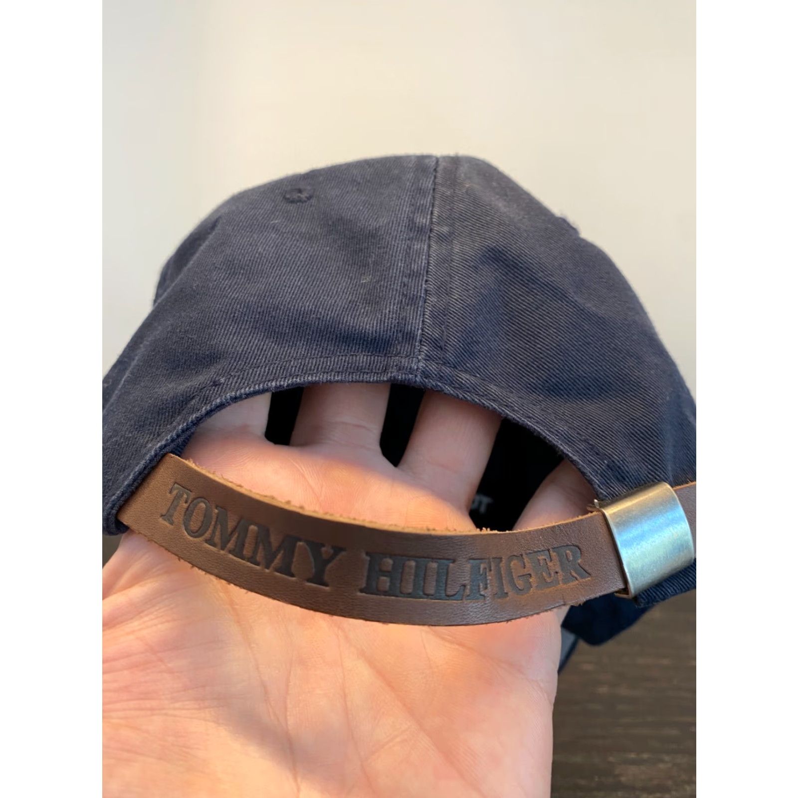 Tommy Hilfiger Tommy Hilfiger Hat Adult One Size Blue Adjustable Twill Embroidered Strapback Mens Size ONE SIZE - 5 Thumbnail