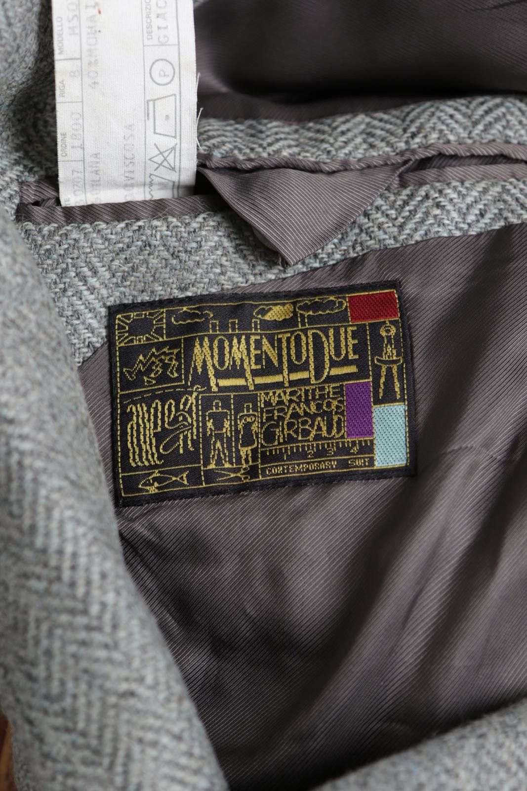 Marithe + Francois Girbaud 90's Marithe Francois Girbaud Harringbone Blazer Size L / US 10 / IT 46 - 6 Thumbnail