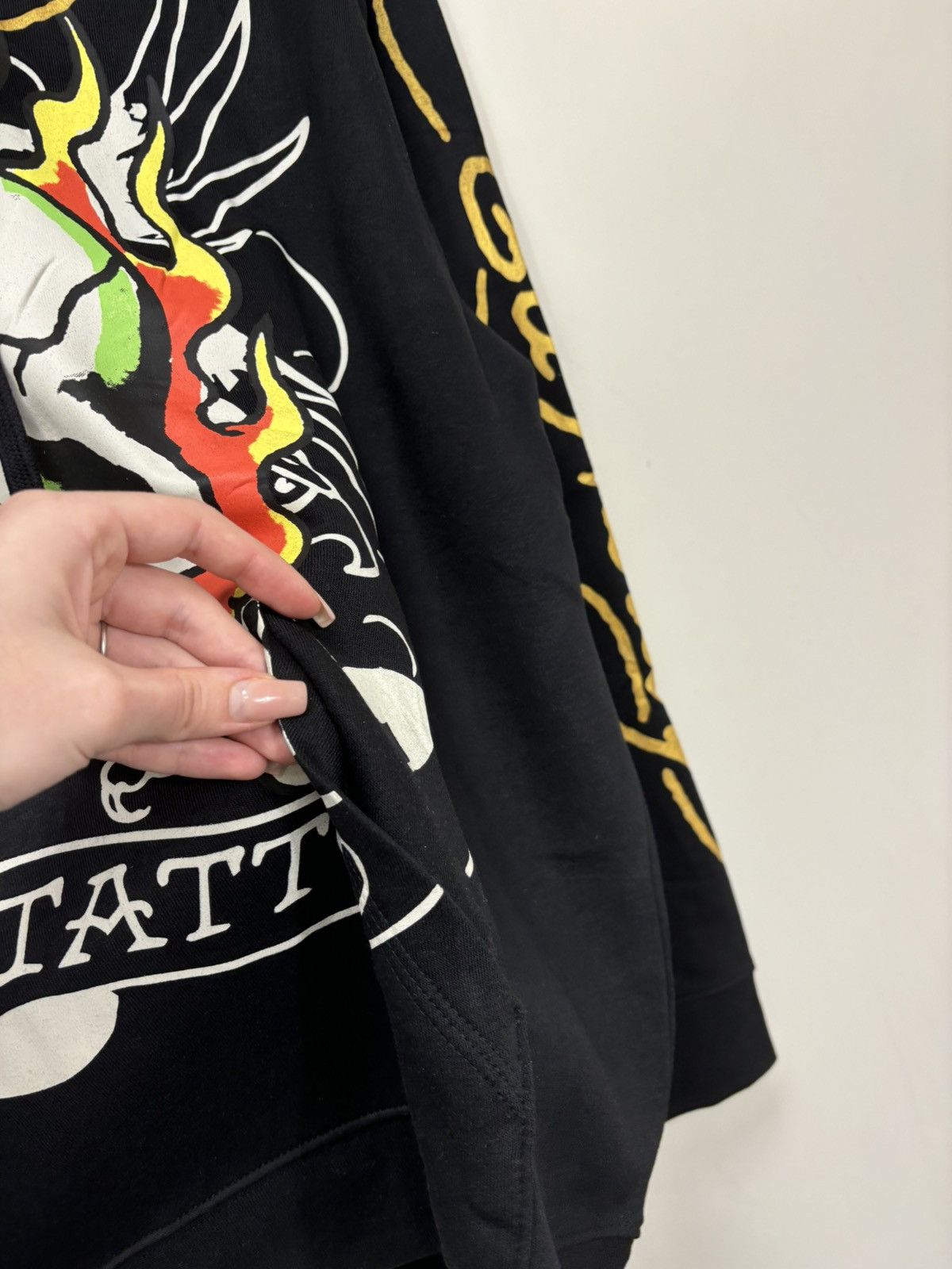 Christian Audigier Ed Hardy Christian Audigier Dead Skull Tattoo Black Hoodie Size US XL / EU 56 / 4 - 5 Thumbnail