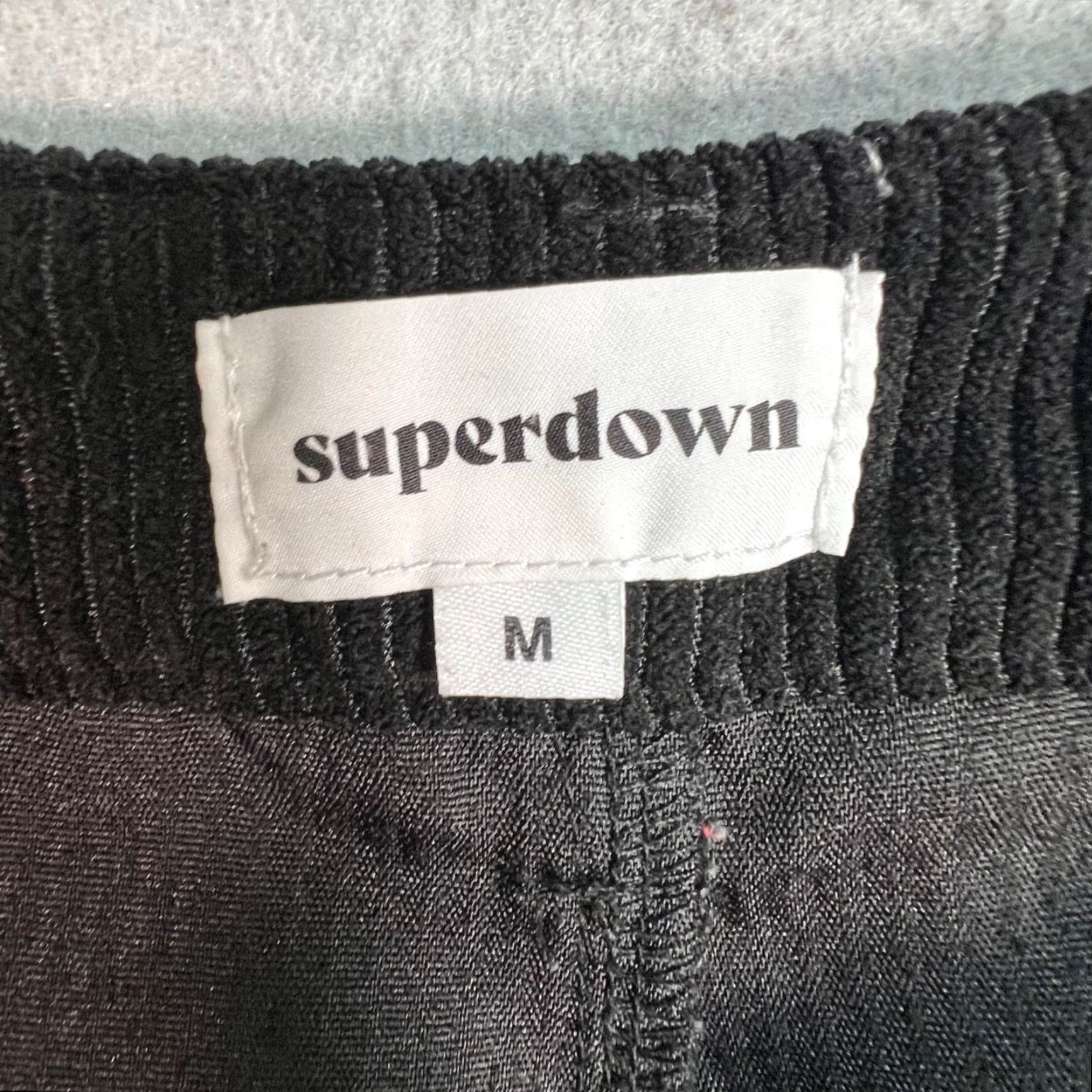 superdown Superdown Black Corduroy Cargo Pants Medium Womens Wide-Leg Pants Size 32" / US 10 / IT 46 - 3 Thumbnail