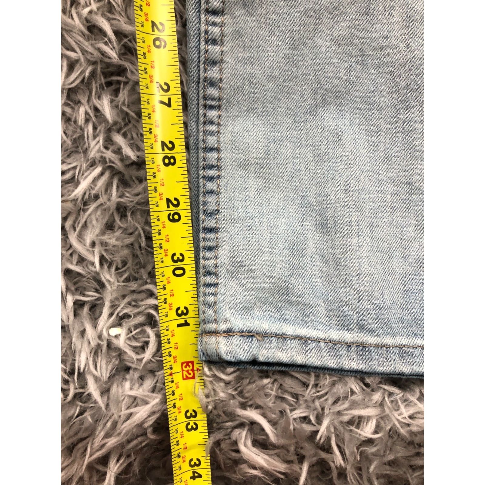 Lee Lee Jeans Straight Size 40 Mens Blue Mid Rise 5-Pocket Denim Cotton Blend Belt Loops Inseam 32 Machine Washable Size US 40 / EU 56 - 3 Thumbnail