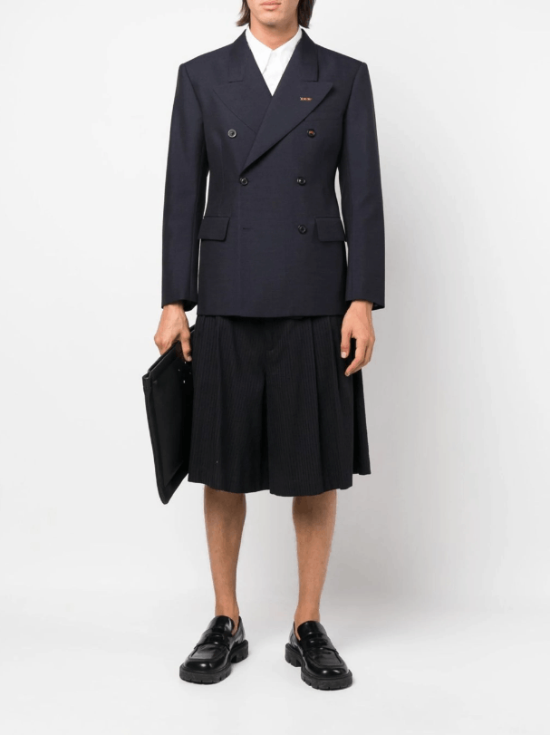 Maison Margiela BNWT AW23 MAISON MARGIELA DOUBLE BREASTED BLAZER JACKET 50 Size US M / EU 48-50 / 2 - 15 Thumbnail