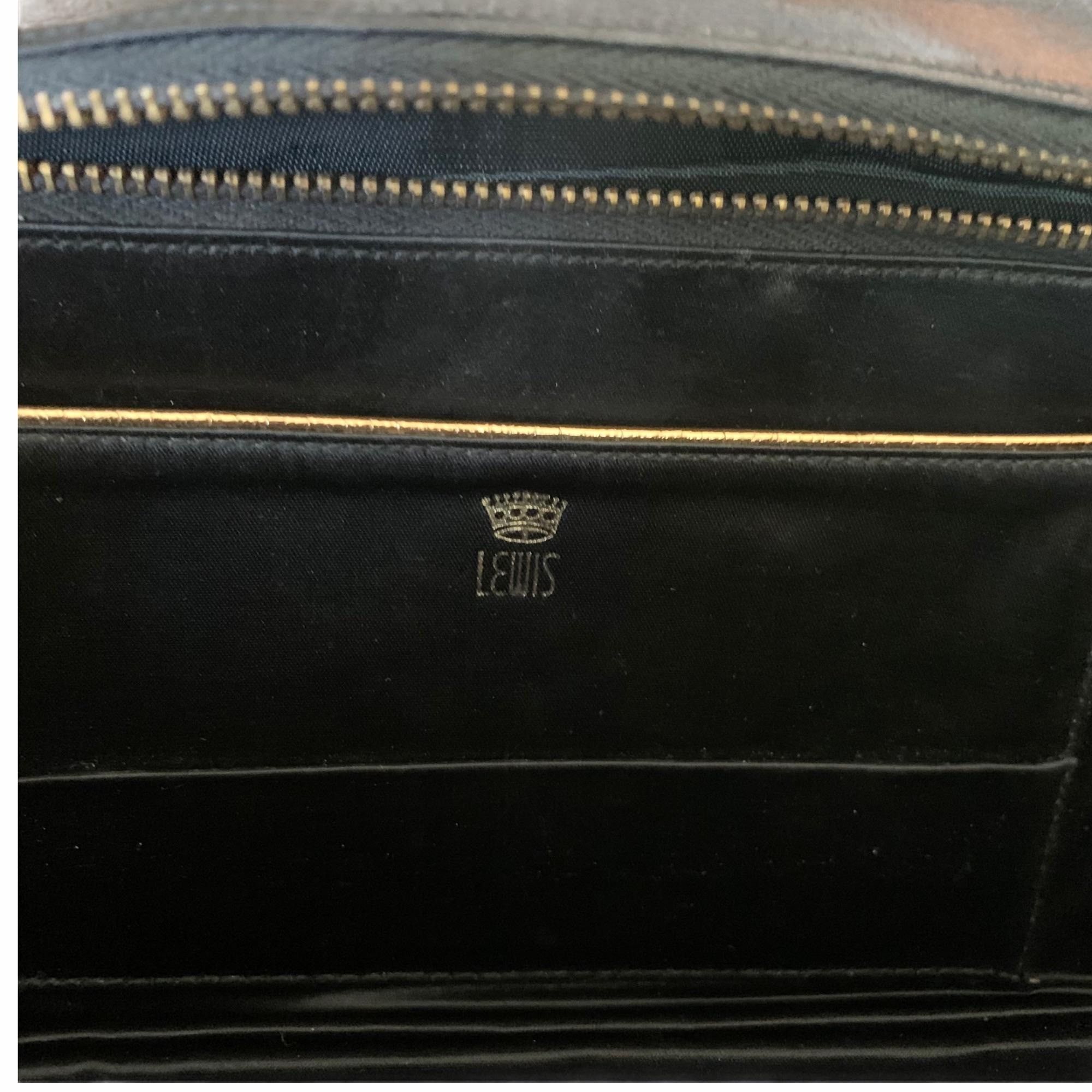 Vintage Vintage Crown Lewis Glamour Art Deco Chunky Handled Bag Size ONE SIZE - 8 Thumbnail
