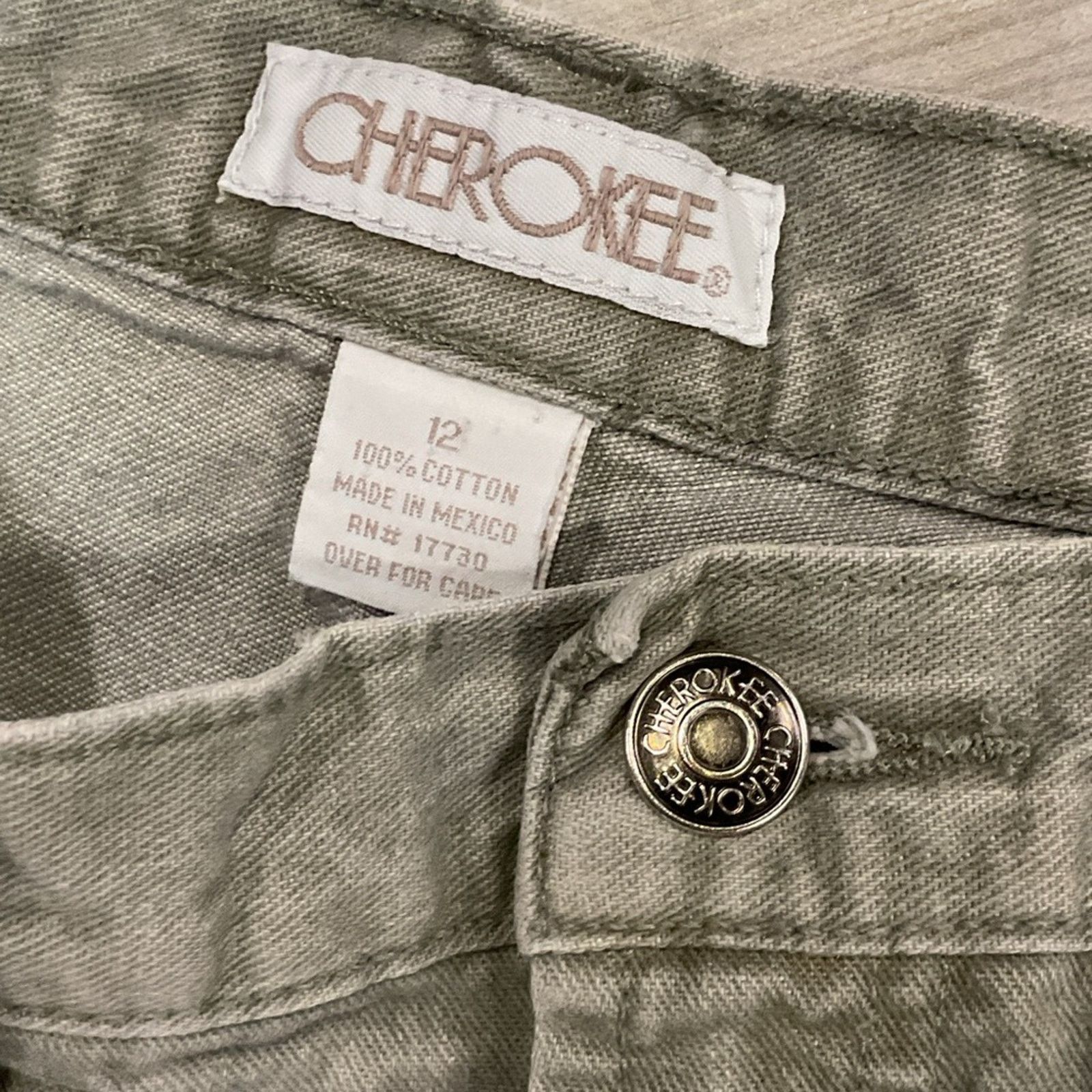 Cherokee Cherokee green Denim Shorts Size 30" / US 8 / IT 44 - 3 Thumbnail