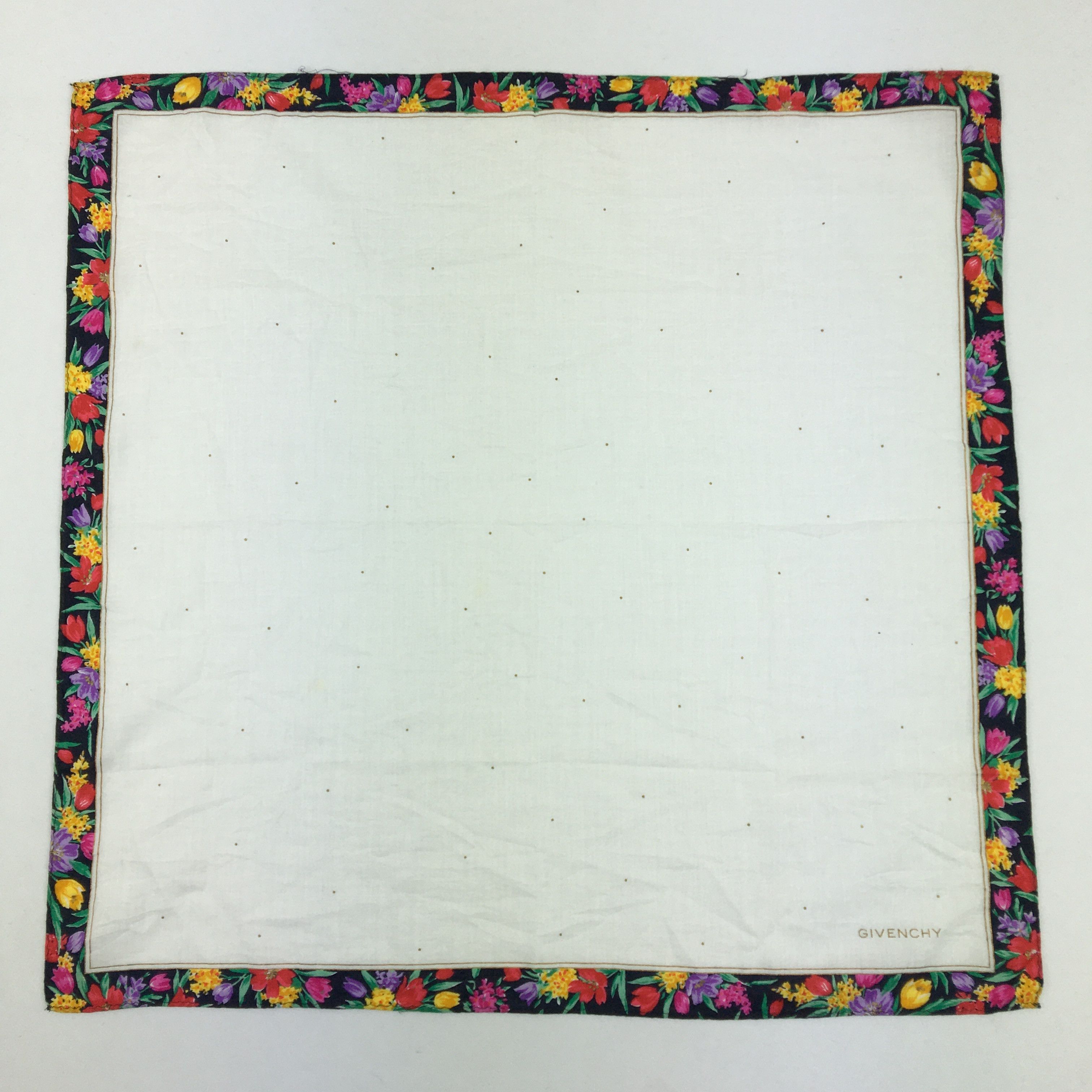 Japanese Brand Vintage Givenchy Handkerchief Neckerchief Bandana Size ONE SIZE - 2 Thumbnail