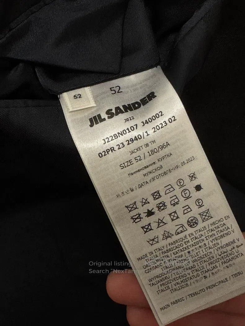 Jil Sander Jil Sander size 52 Men's Suit Size 52S - 4 Thumbnail