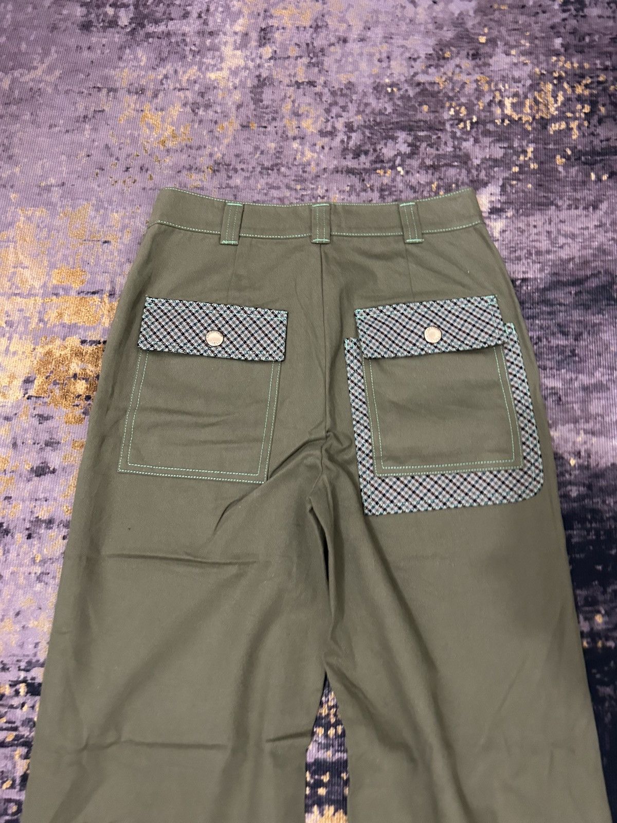 Andersson Bell Anderson Bell Plaid Pocket Pants Size US 27 - 6 Thumbnail