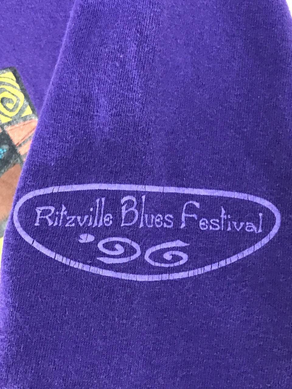 Band Tees × Vintage vintage Ritzville Blues Festival 1996 Size US XL / EU 56 / 4 - 4 Thumbnail