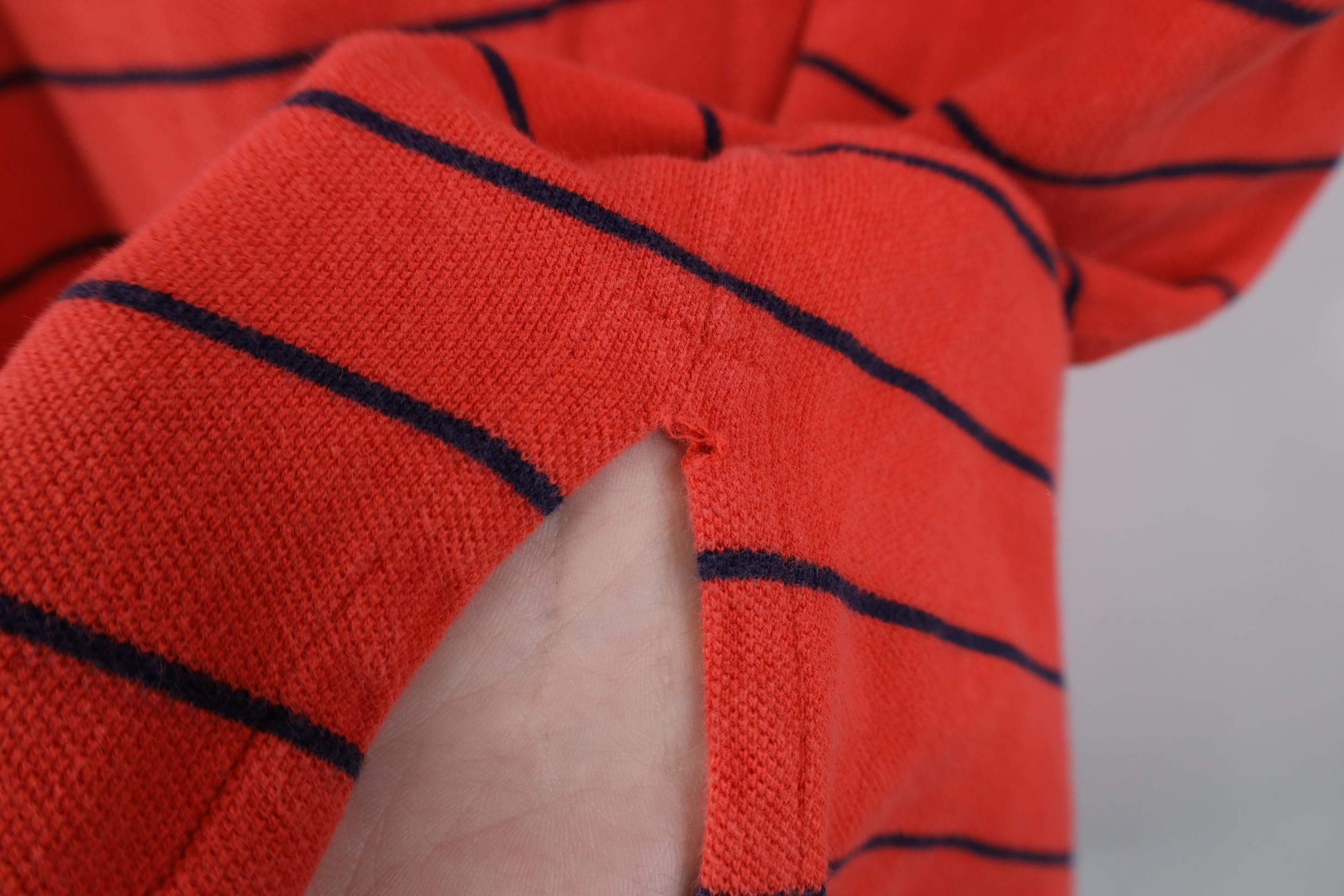 Polo Ralph Lauren Vintage 90s Ralph Lauren Striped Knit Golf Polo Shirt Cotton Size US L / EU 52-54 / 3 - 7 Thumbnail