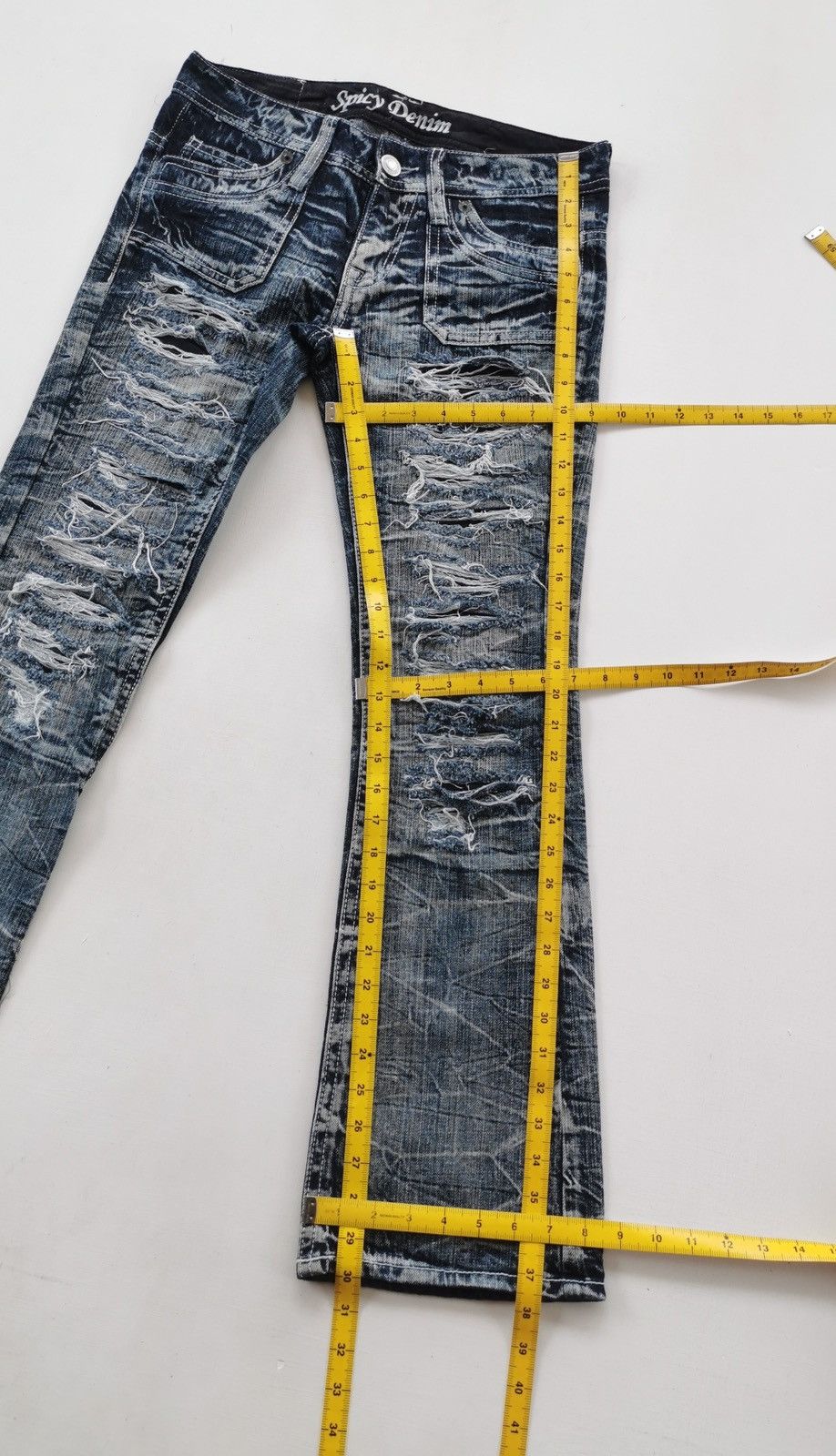 Japanese Brand Boro Bootcut Theoria Spicy Denim Jeans Undercover Inspire Size 31" - 10 Thumbnail
