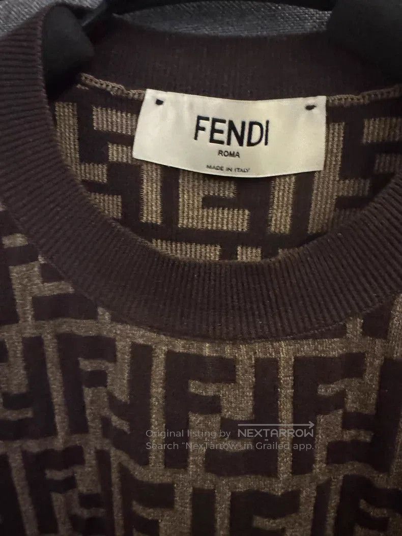 Fendi Fendi Classic Knit Short Sleeve Size 4XL / US 24-26 - 2 Thumbnail