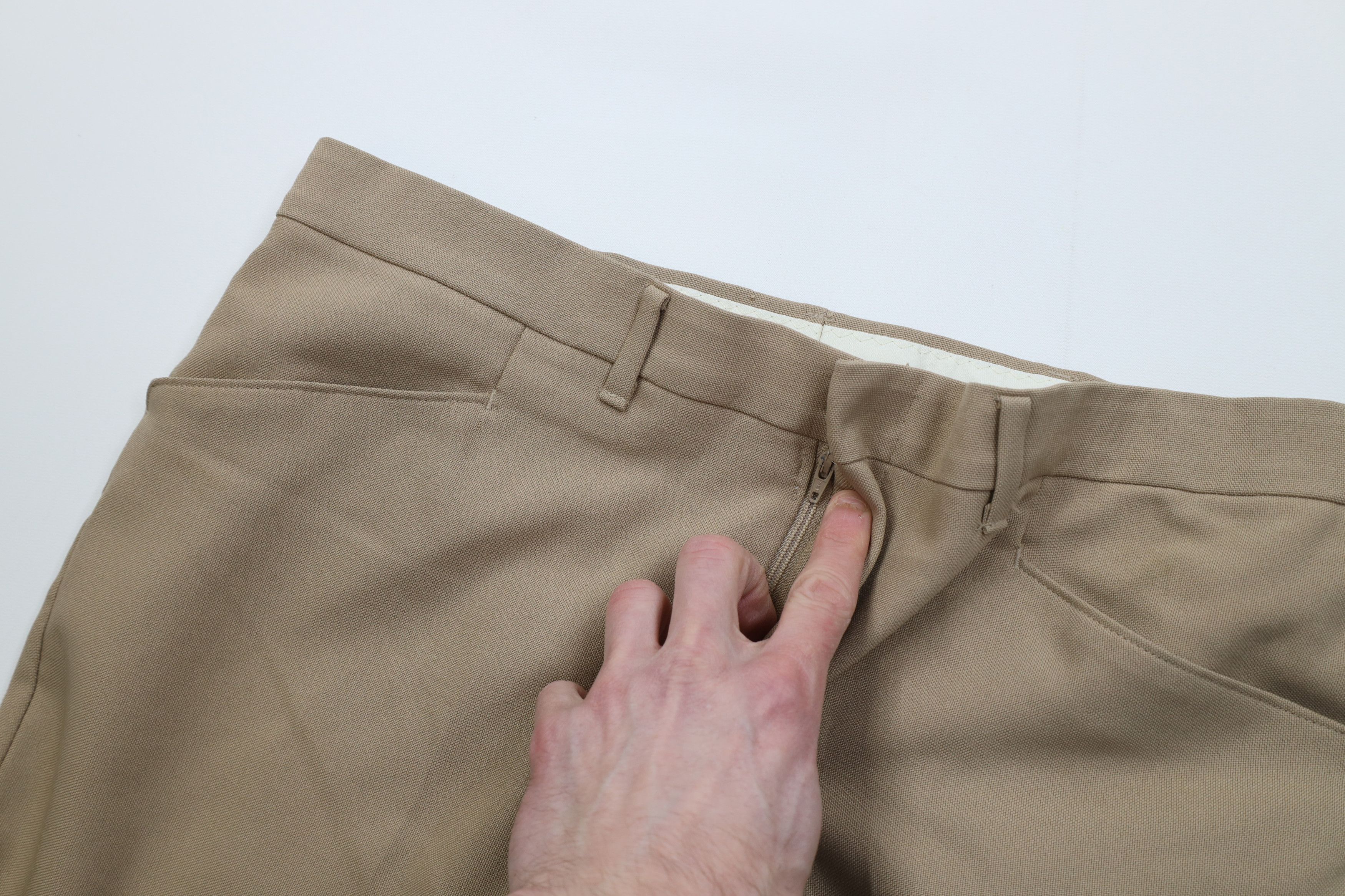 Vintage Vintage 70s Streetwear Knit Flared Wide Leg Chino Pants USA Size US 36 / EU 52 - 8 Thumbnail