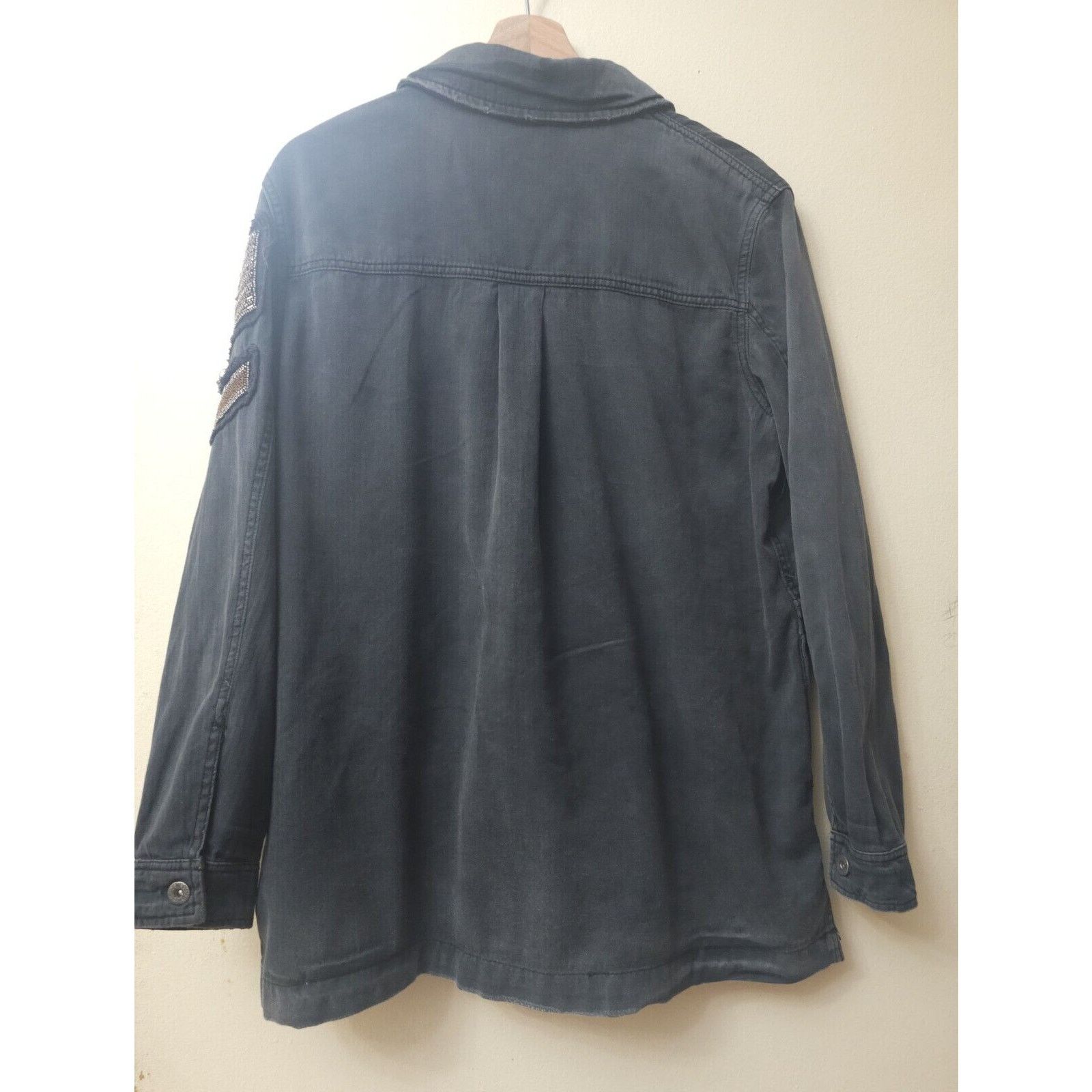 Free People Free People Embellished Military Utilitarian Jacket Eagle Size M / US 6-8 / IT 42-44 - 9 Thumbnail