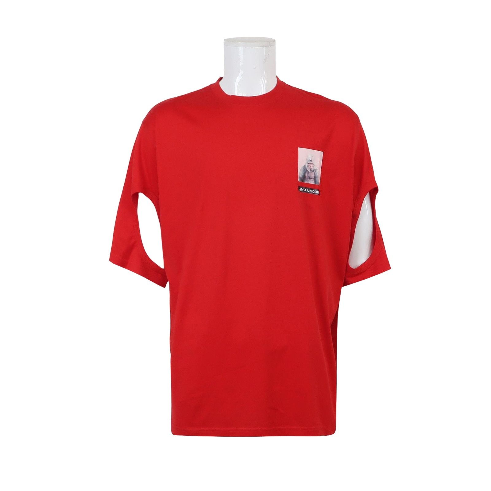 Burberry Burberry Graphic Print Cut-out T-Shirt Size L Size US L / EU 52-54 / 3 - 1 Thumbnail